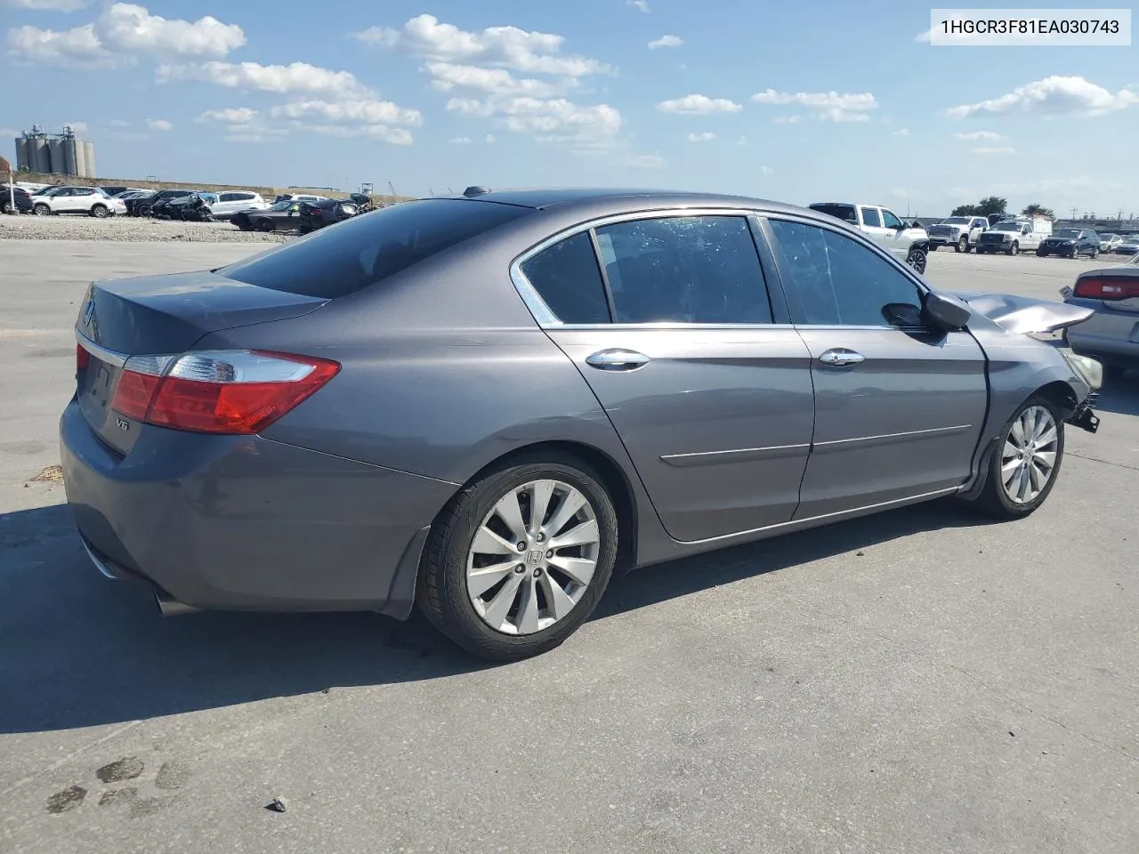 2014 Honda Accord Exl VIN: 1HGCR3F81EA030743 Lot: 68437454