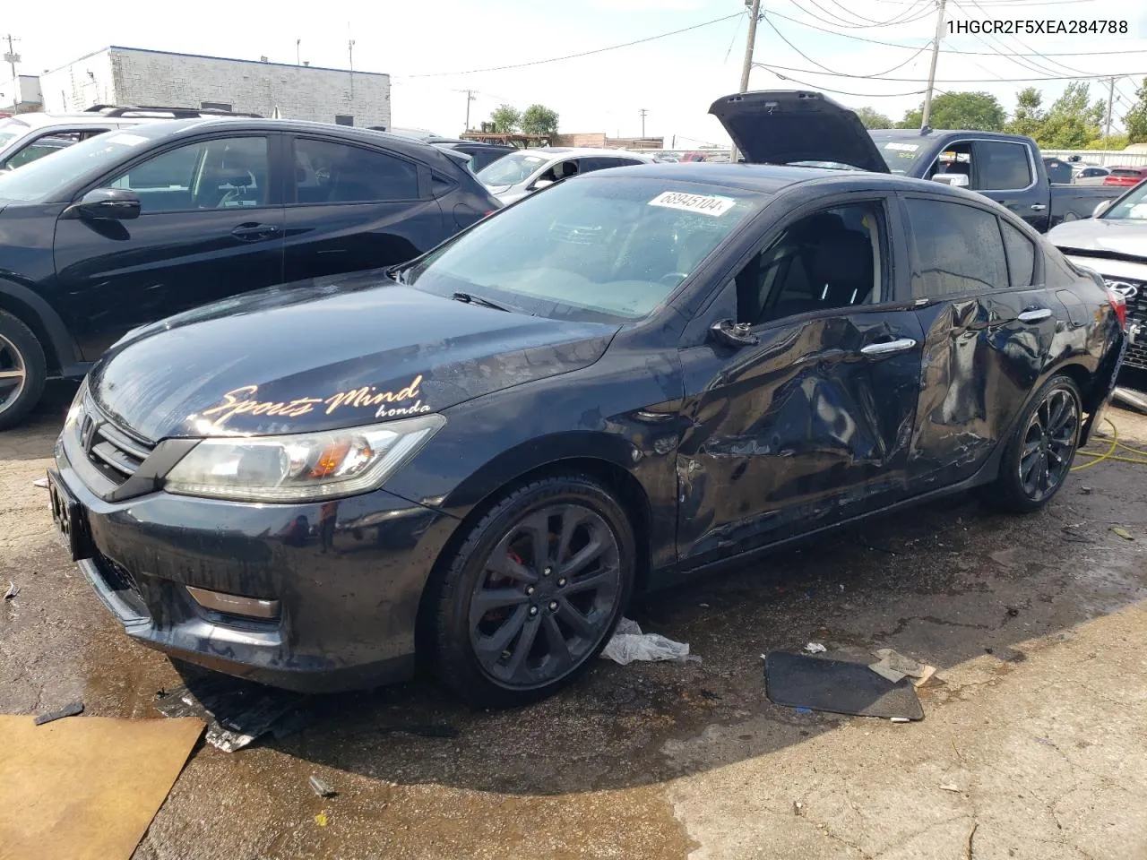 1HGCR2F5XEA284788 2014 Honda Accord Sport