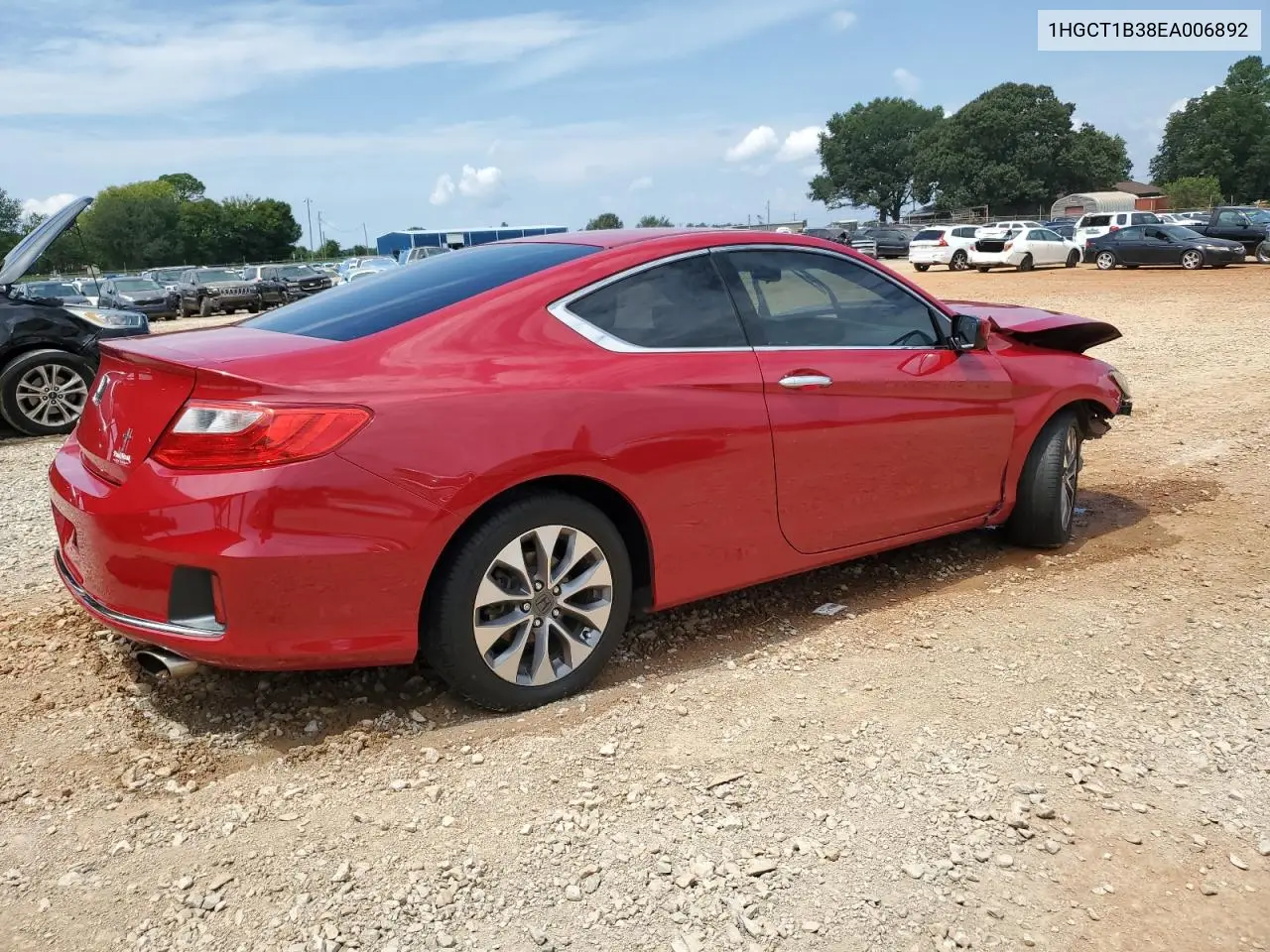 1HGCT1B38EA006892 2014 Honda Accord Lx-S