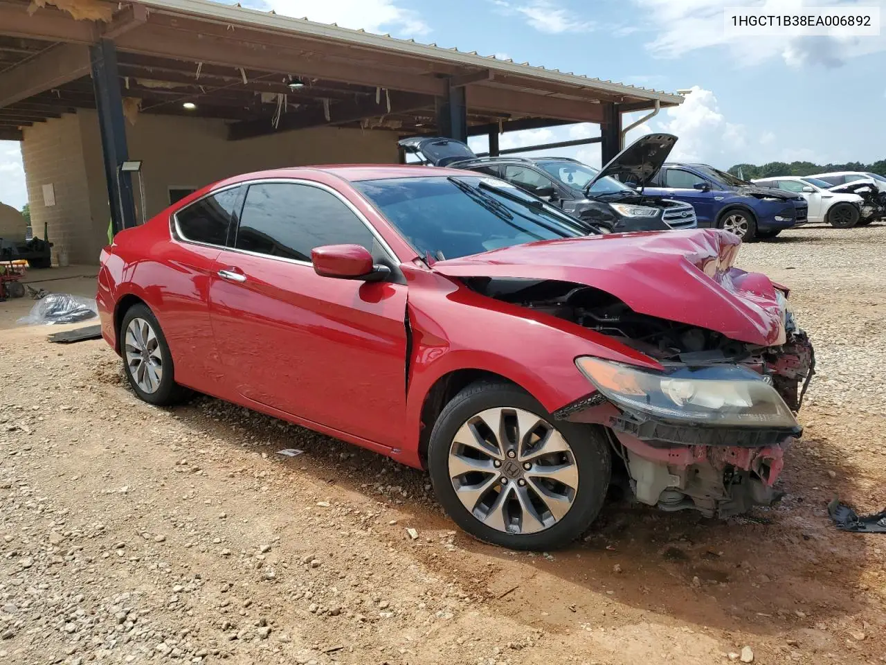 1HGCT1B38EA006892 2014 Honda Accord Lx-S