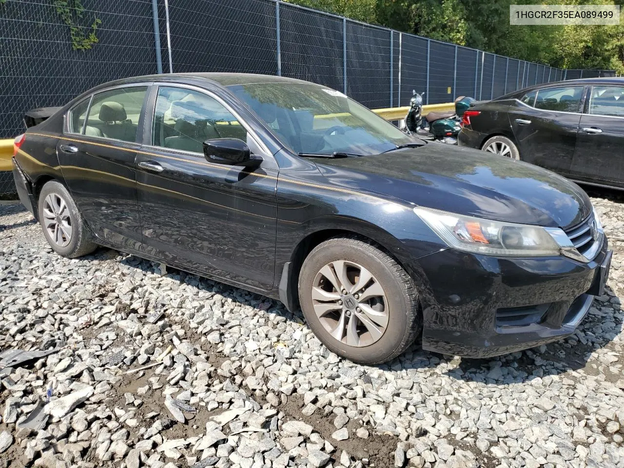 2014 Honda Accord Lx VIN: 1HGCR2F35EA089499 Lot: 69374824