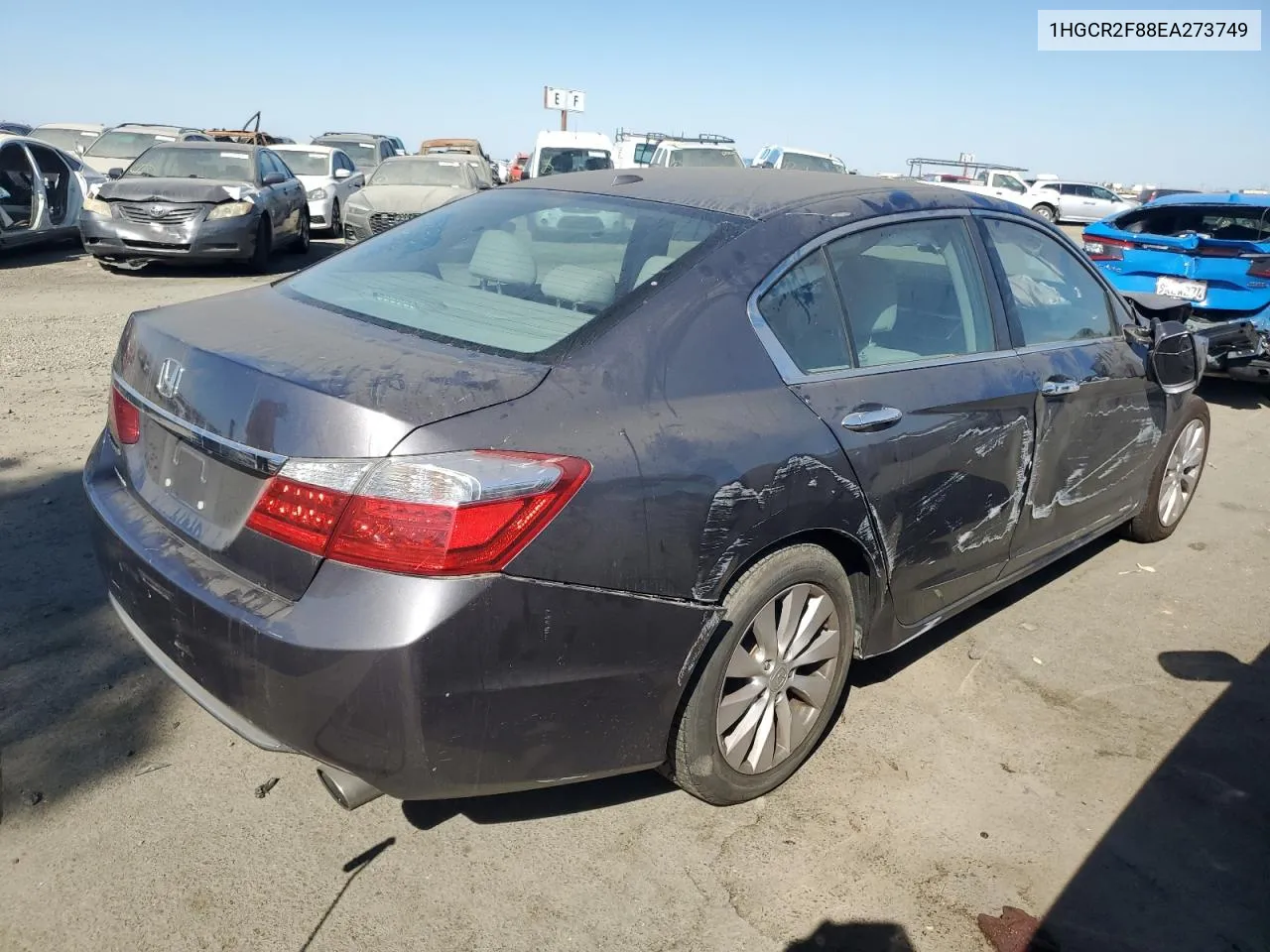 1HGCR2F88EA273749 2014 Honda Accord Exl