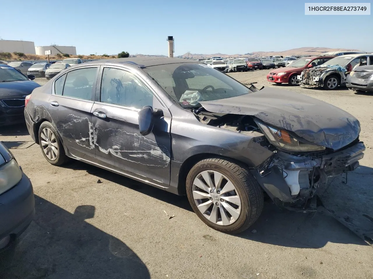 1HGCR2F88EA273749 2014 Honda Accord Exl