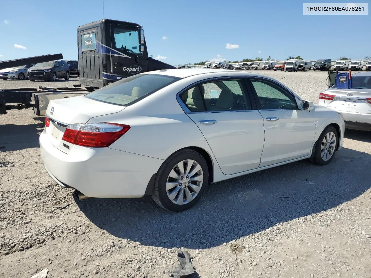 1HGCR2F80EA078261 2014 Honda Accord Exl