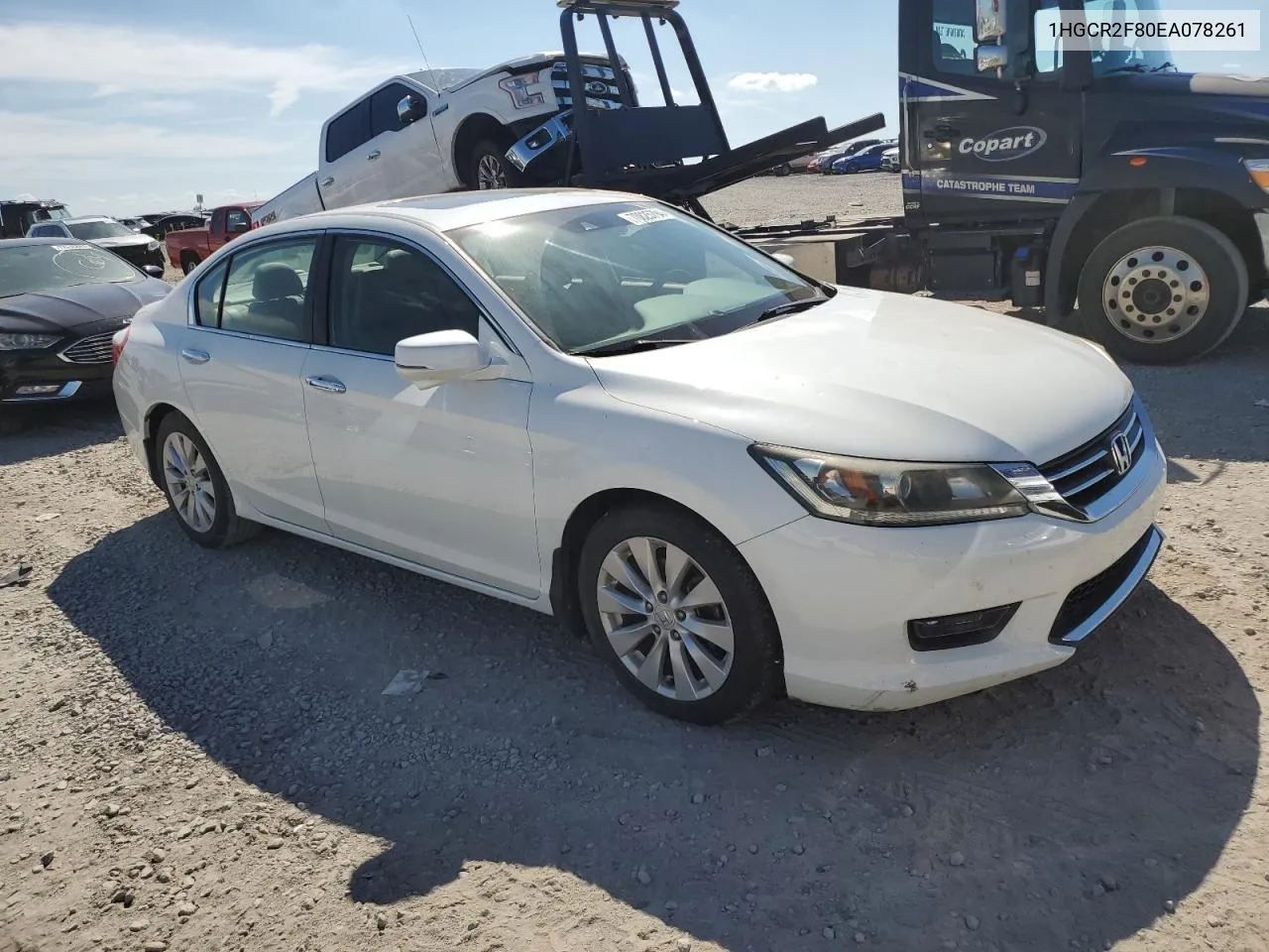 2014 Honda Accord Exl VIN: 1HGCR2F80EA078261 Lot: 70825794