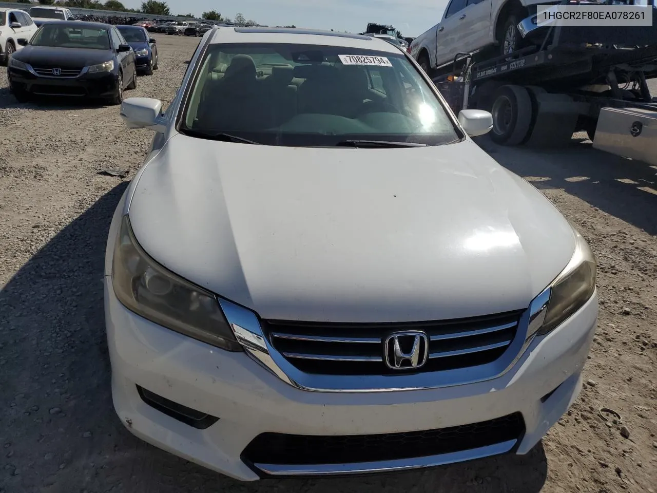 2014 Honda Accord Exl VIN: 1HGCR2F80EA078261 Lot: 70825794