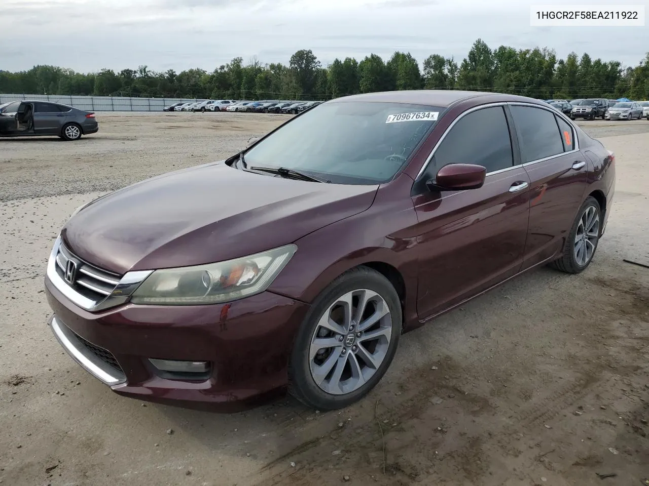 1HGCR2F58EA211922 2014 Honda Accord Sport