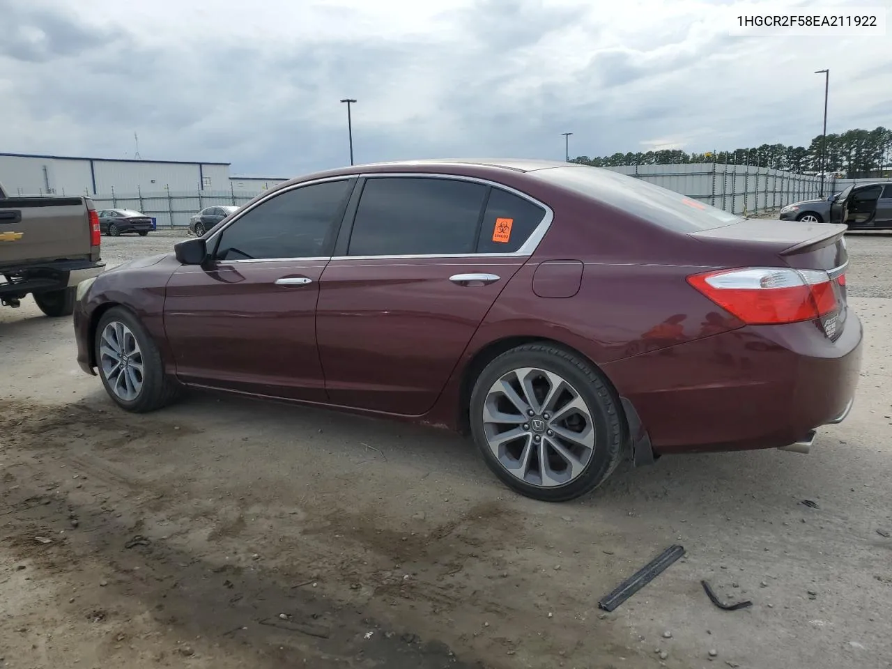 1HGCR2F58EA211922 2014 Honda Accord Sport