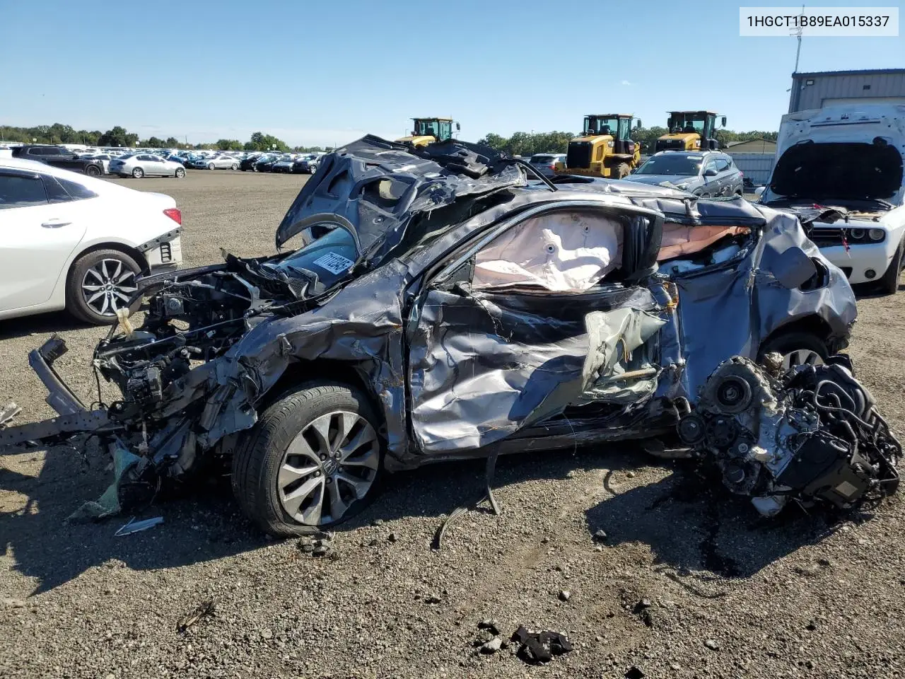 1HGCT1B89EA015337 2014 Honda Accord Exl