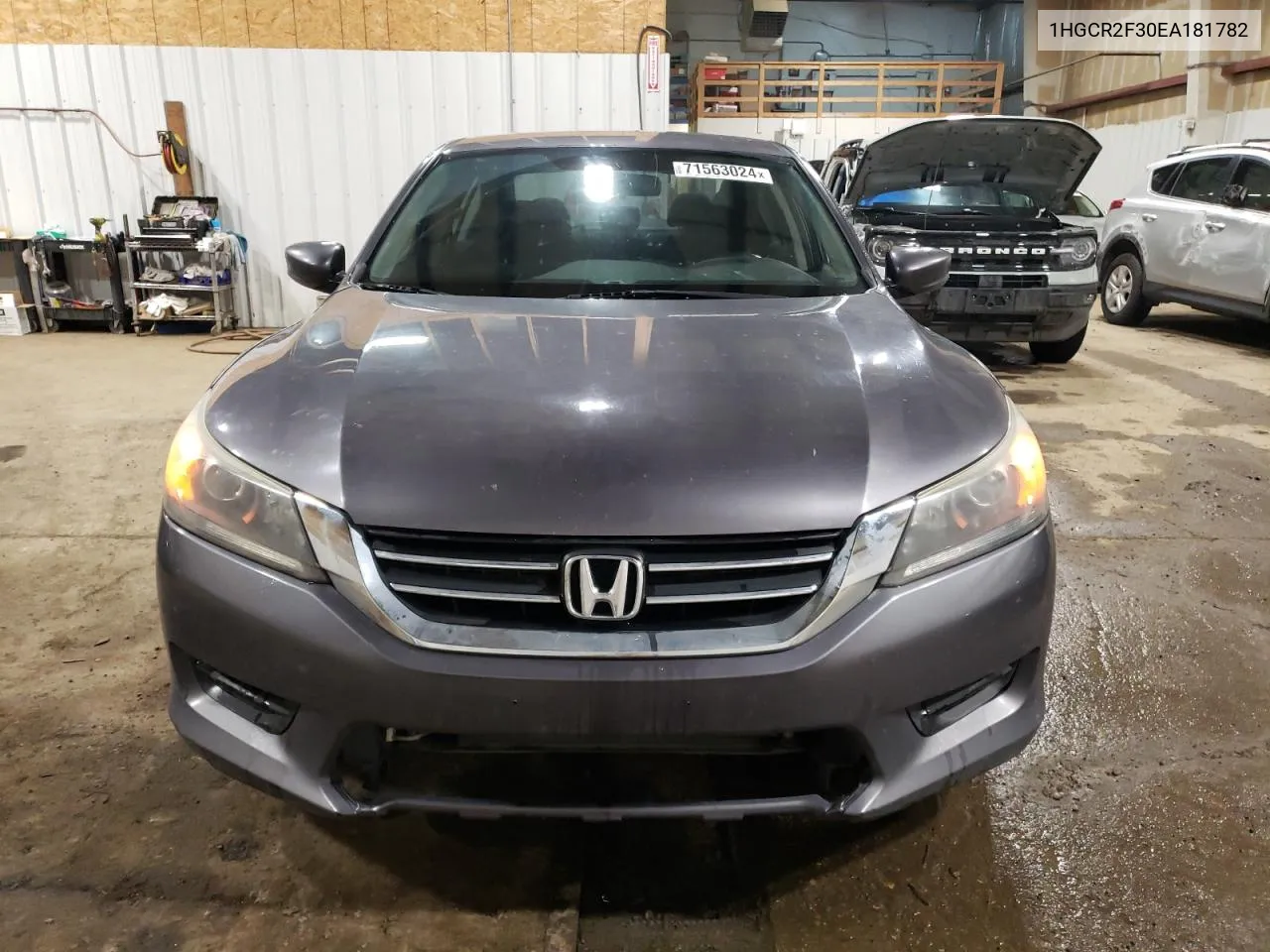 2014 Honda Accord Lx VIN: 1HGCR2F30EA181782 Lot: 71563024