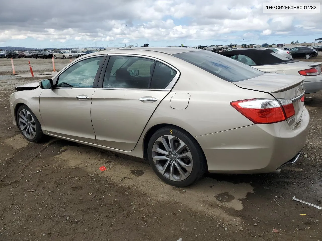 2014 Honda Accord Sport VIN: 1HGCR2F50EA001282 Lot: 72061554