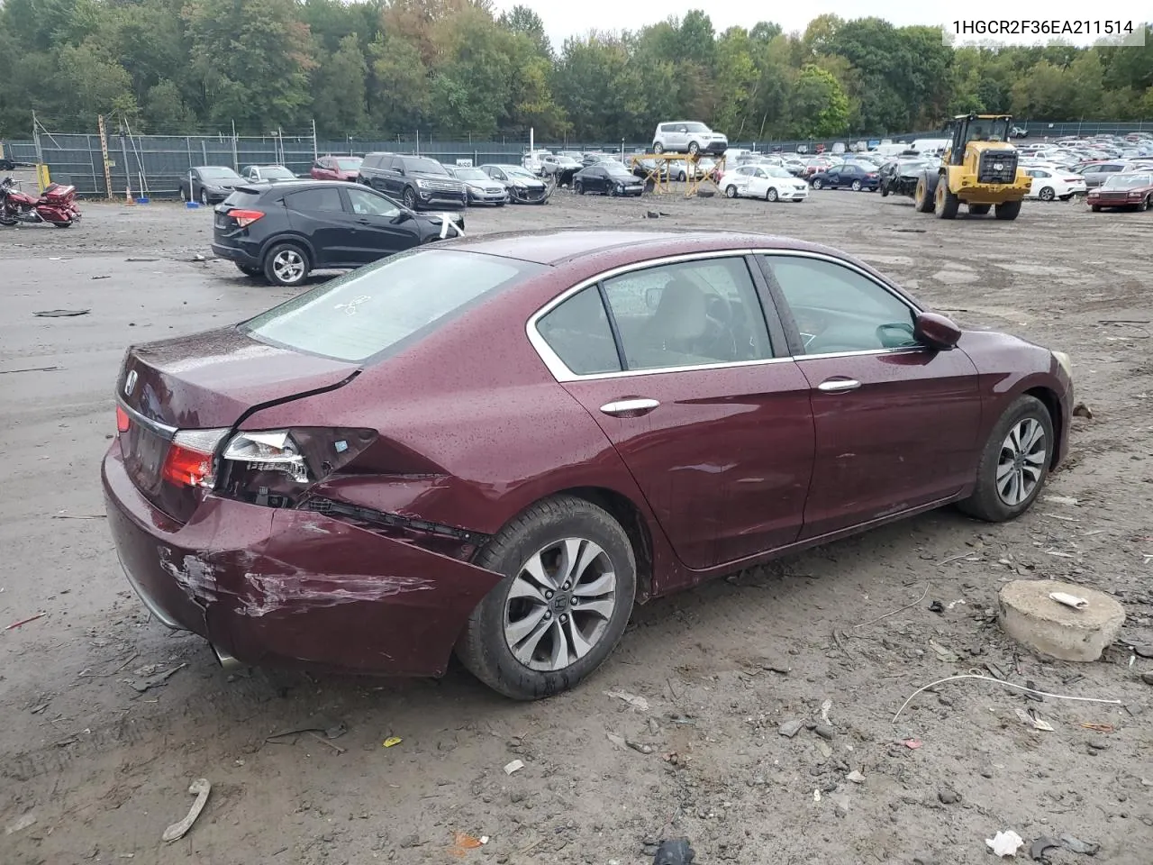 1HGCR2F36EA211514 2014 Honda Accord Lx