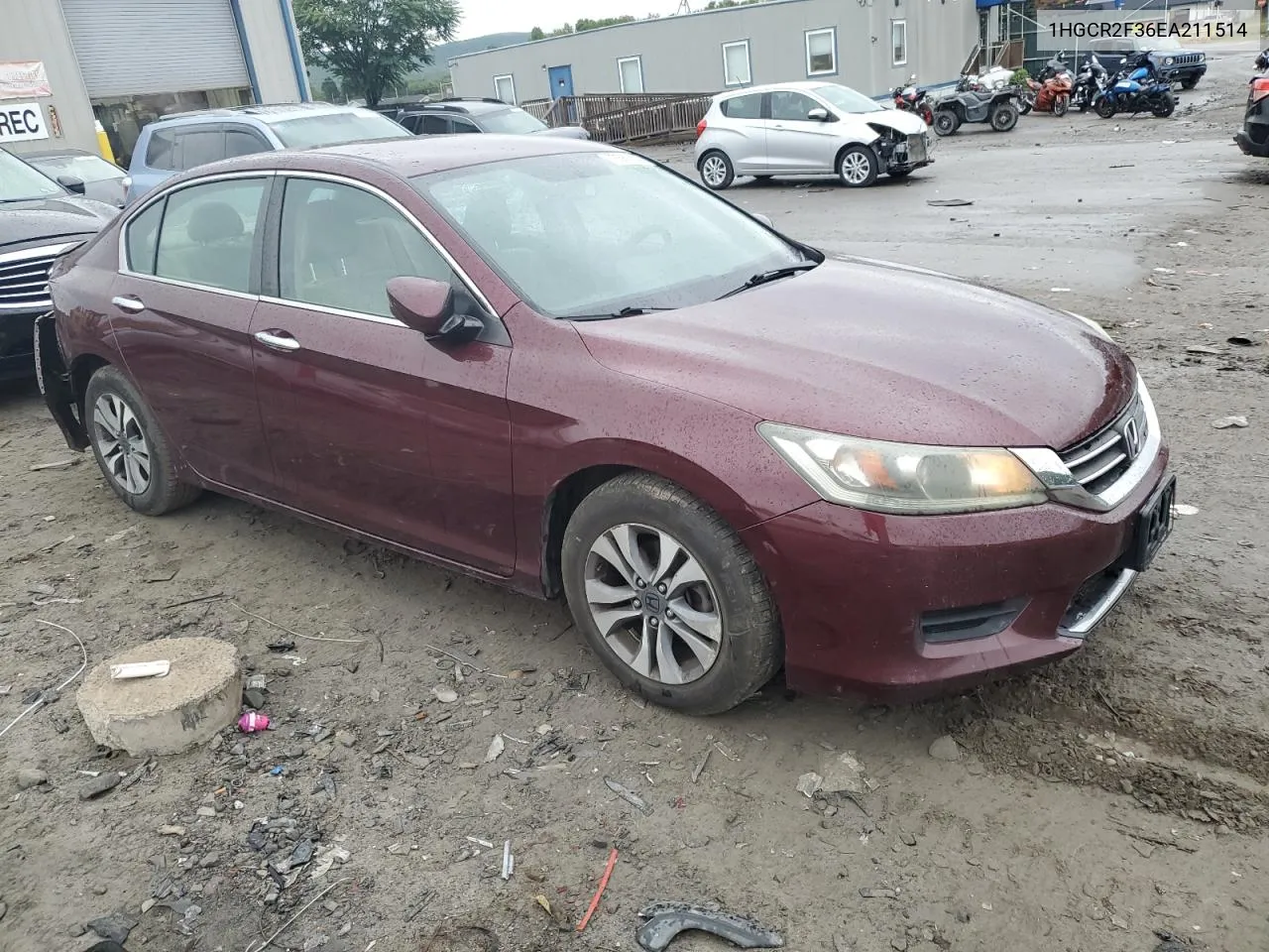 1HGCR2F36EA211514 2014 Honda Accord Lx