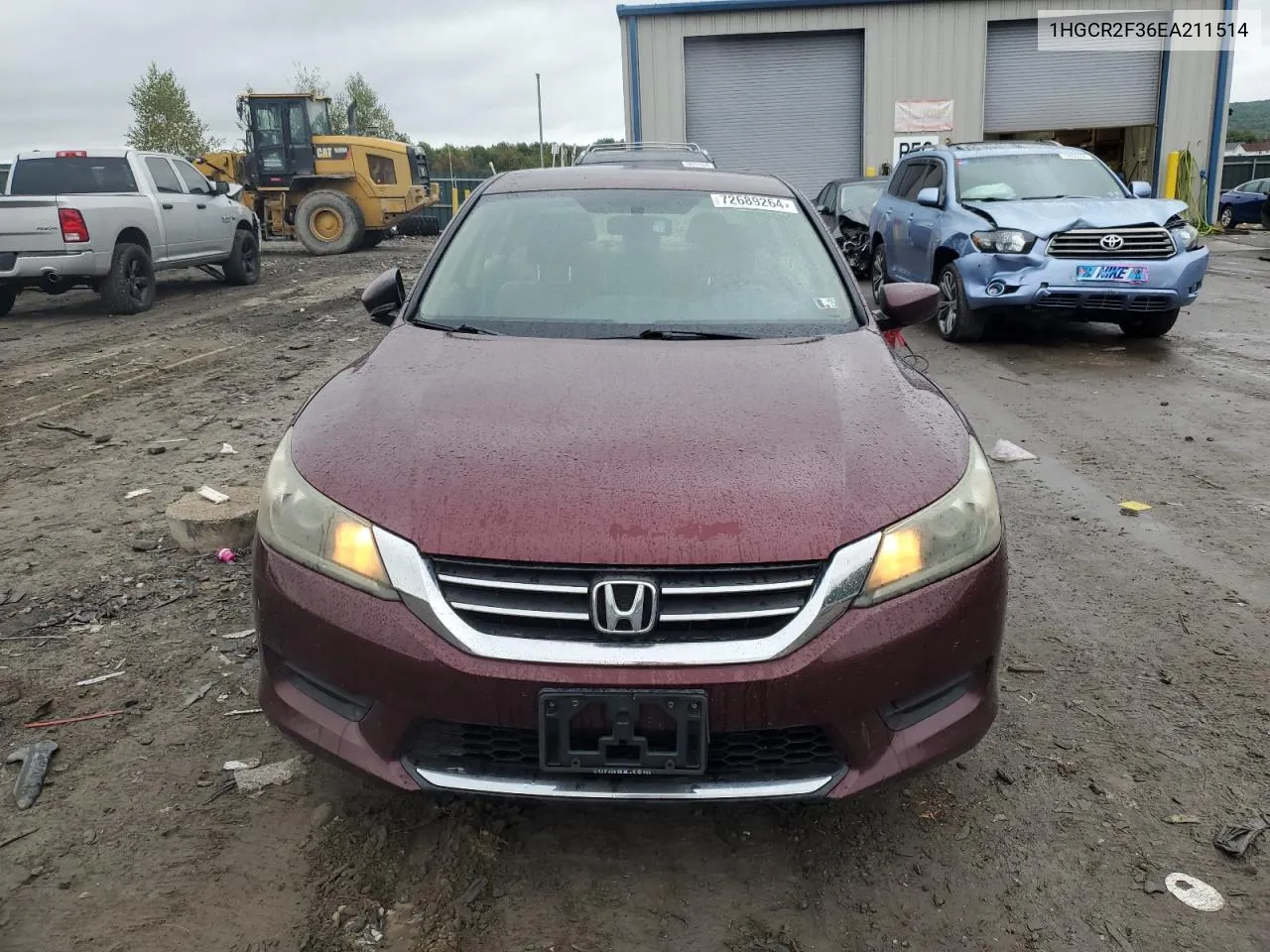 1HGCR2F36EA211514 2014 Honda Accord Lx