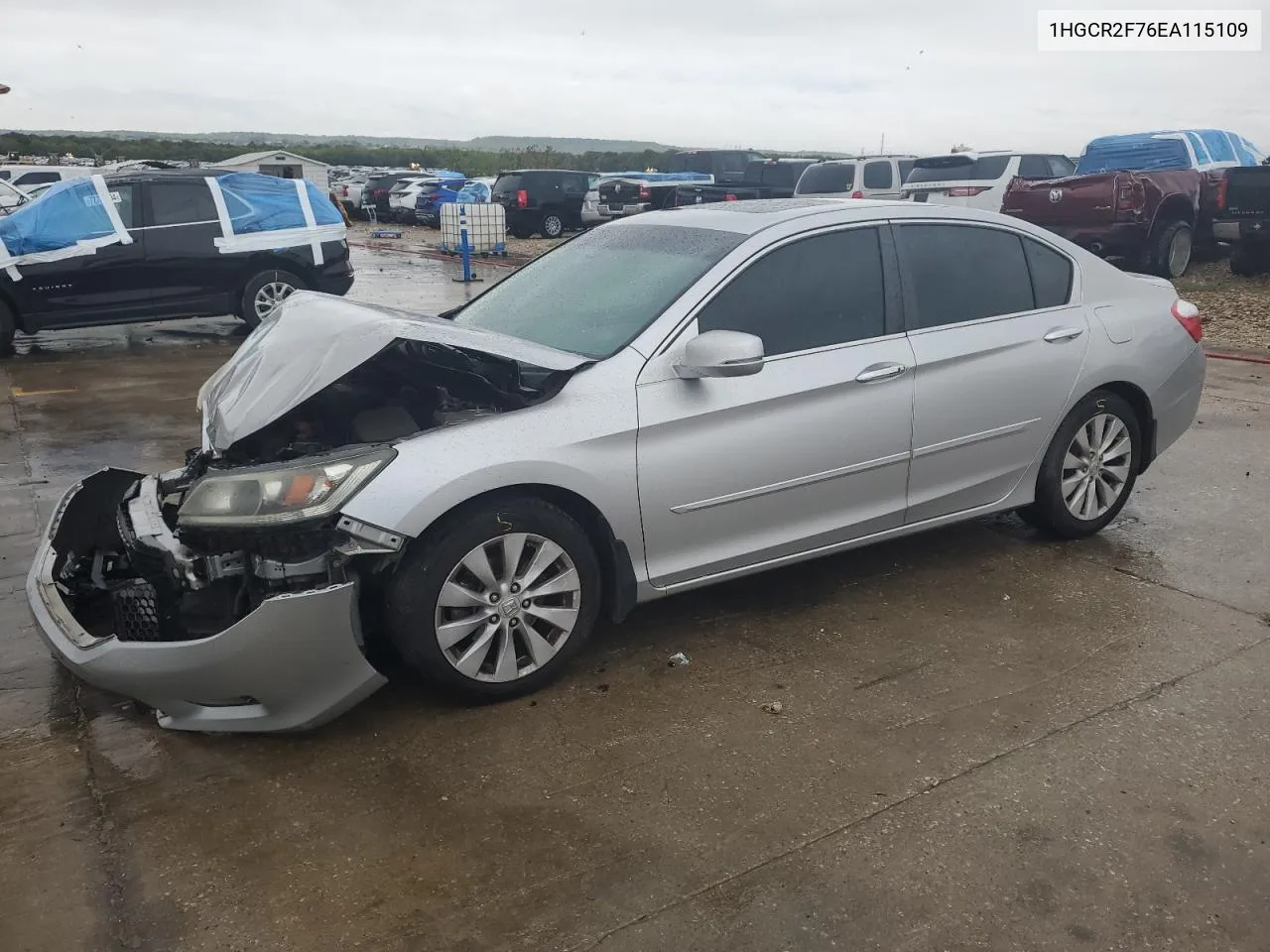 2014 Honda Accord Ex VIN: 1HGCR2F76EA115109 Lot: 72736374