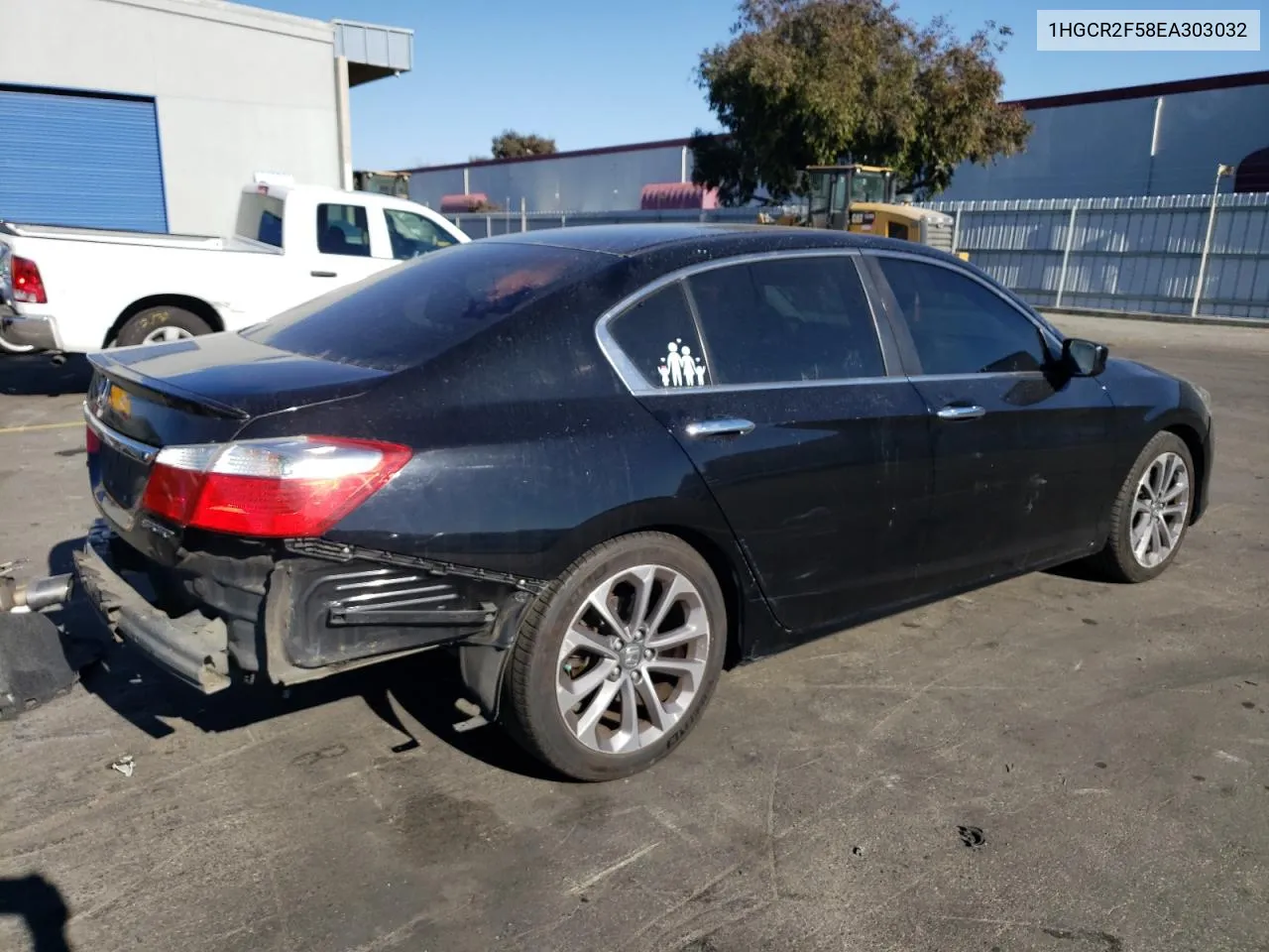 1HGCR2F58EA303032 2014 Honda Accord Sport