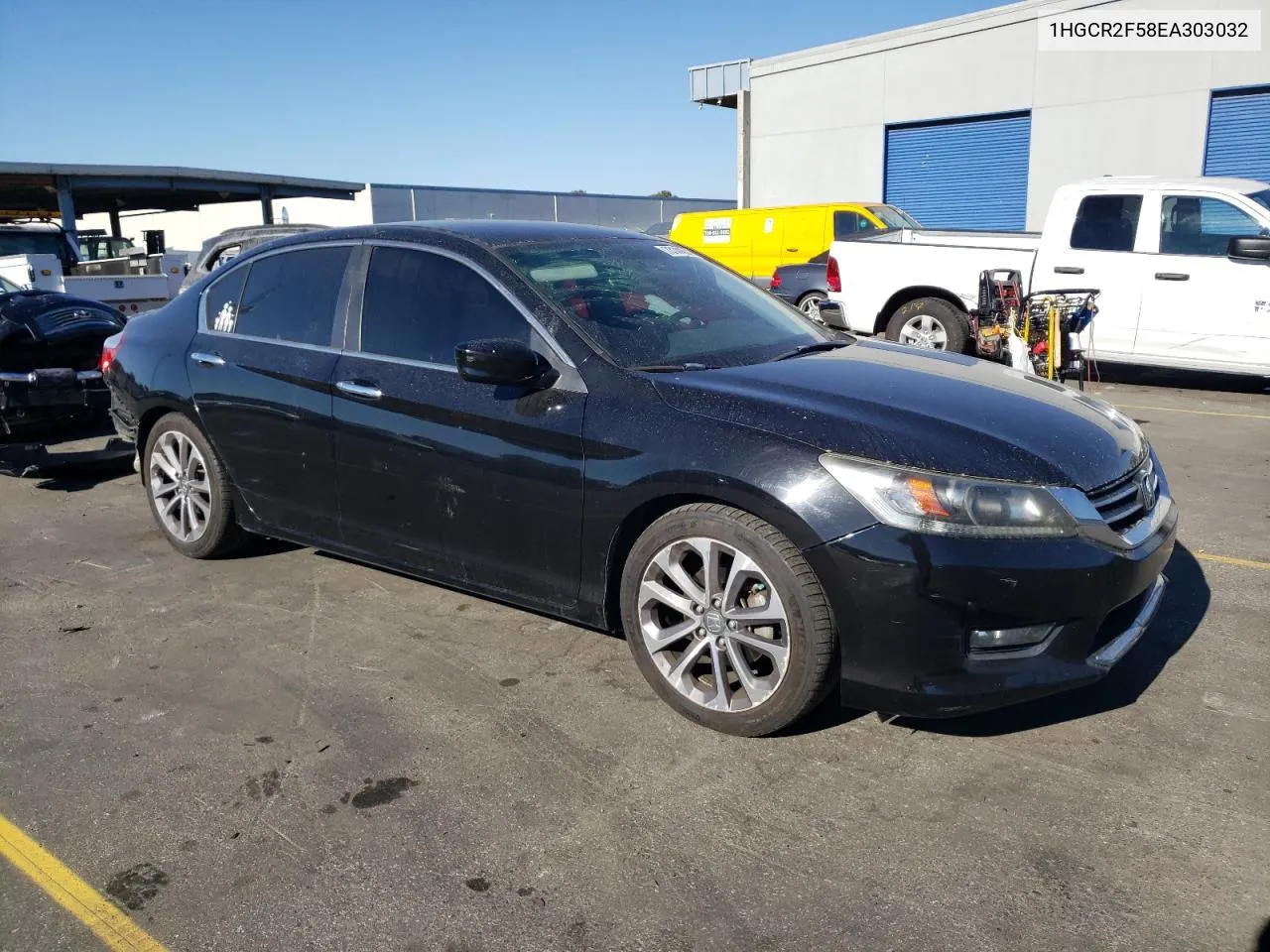 1HGCR2F58EA303032 2014 Honda Accord Sport