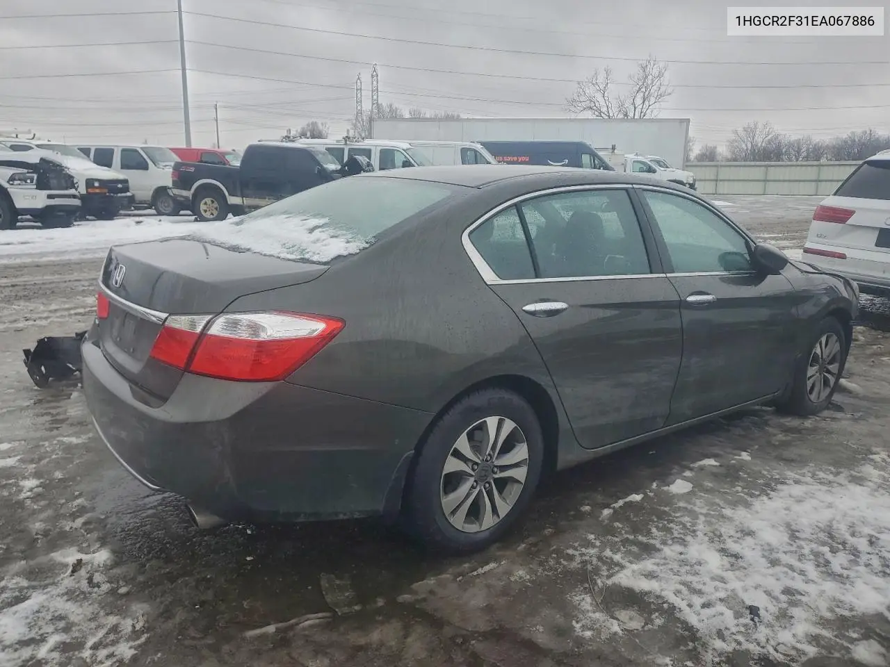 1HGCR2F31EA067886 2014 Honda Accord Lx