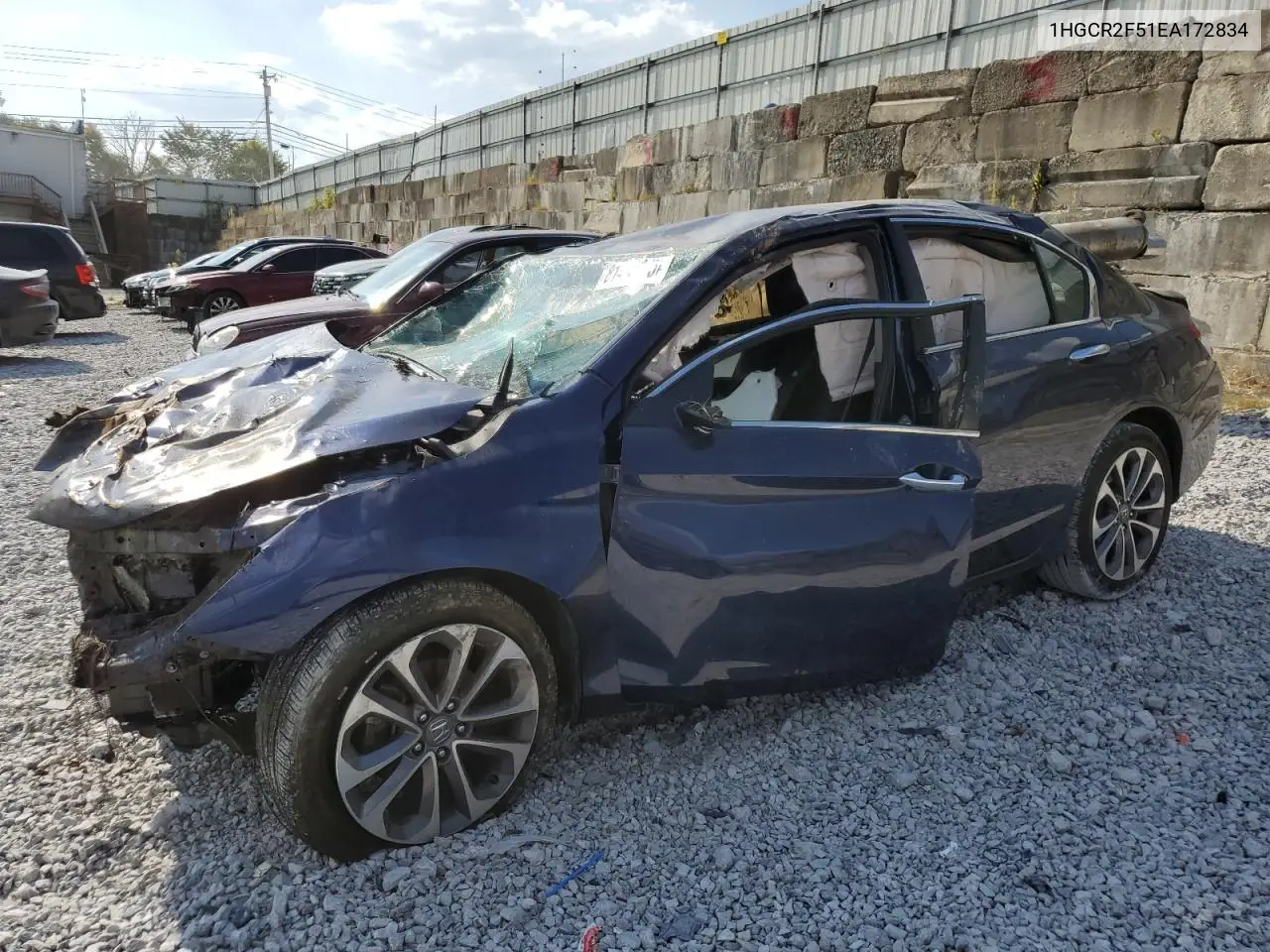 1HGCR2F51EA172834 2014 Honda Accord Sport
