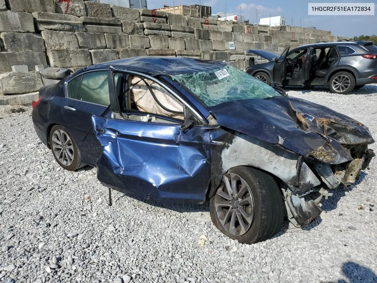 1HGCR2F51EA172834 2014 Honda Accord Sport