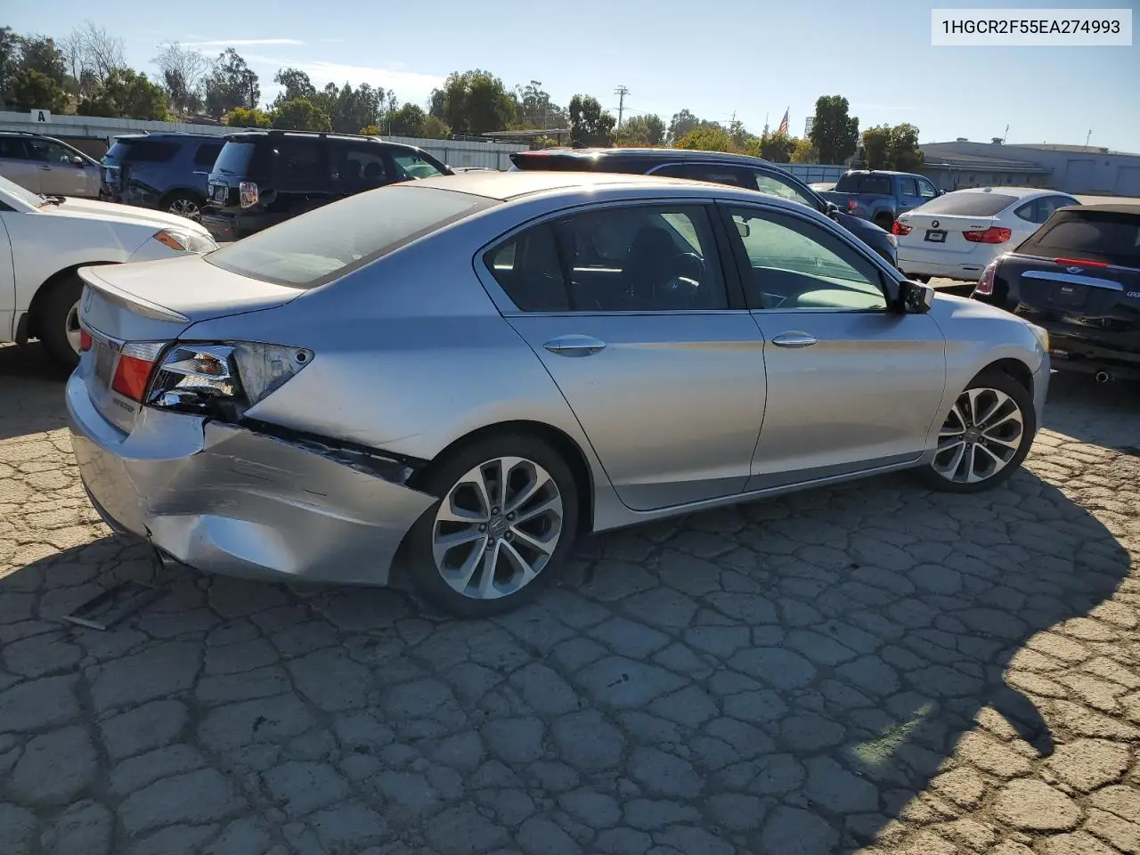 1HGCR2F55EA274993 2014 Honda Accord Sport