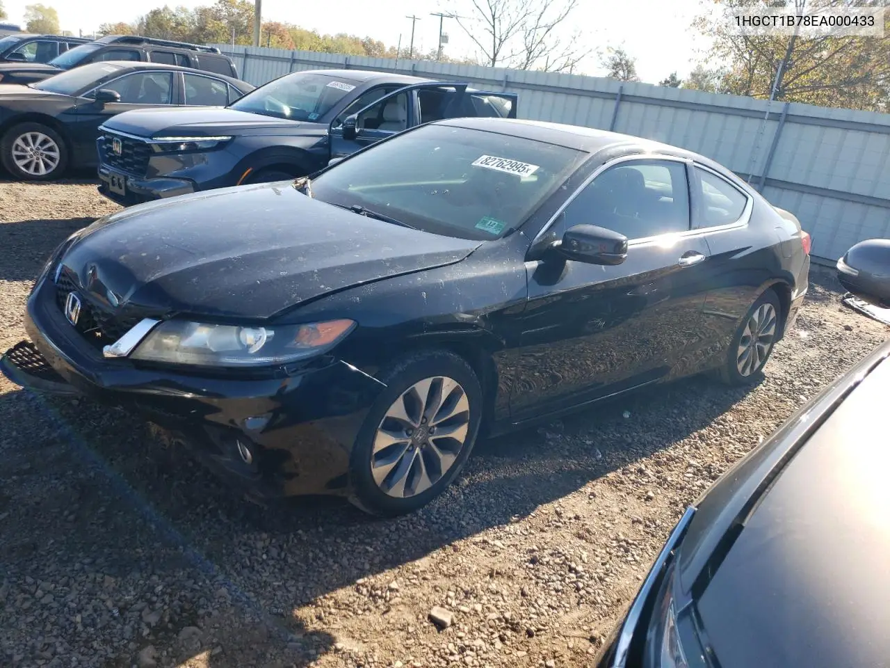 1HGCT1B78EA000433 2014 Honda Accord Ex