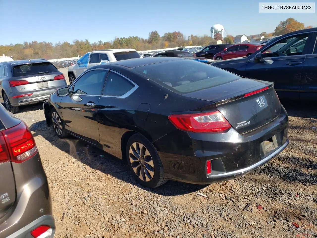 1HGCT1B78EA000433 2014 Honda Accord Ex