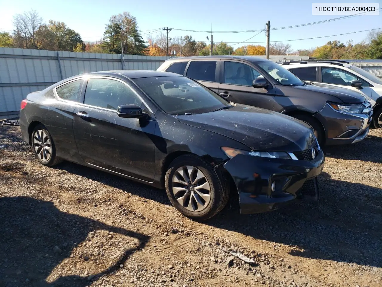 1HGCT1B78EA000433 2014 Honda Accord Ex