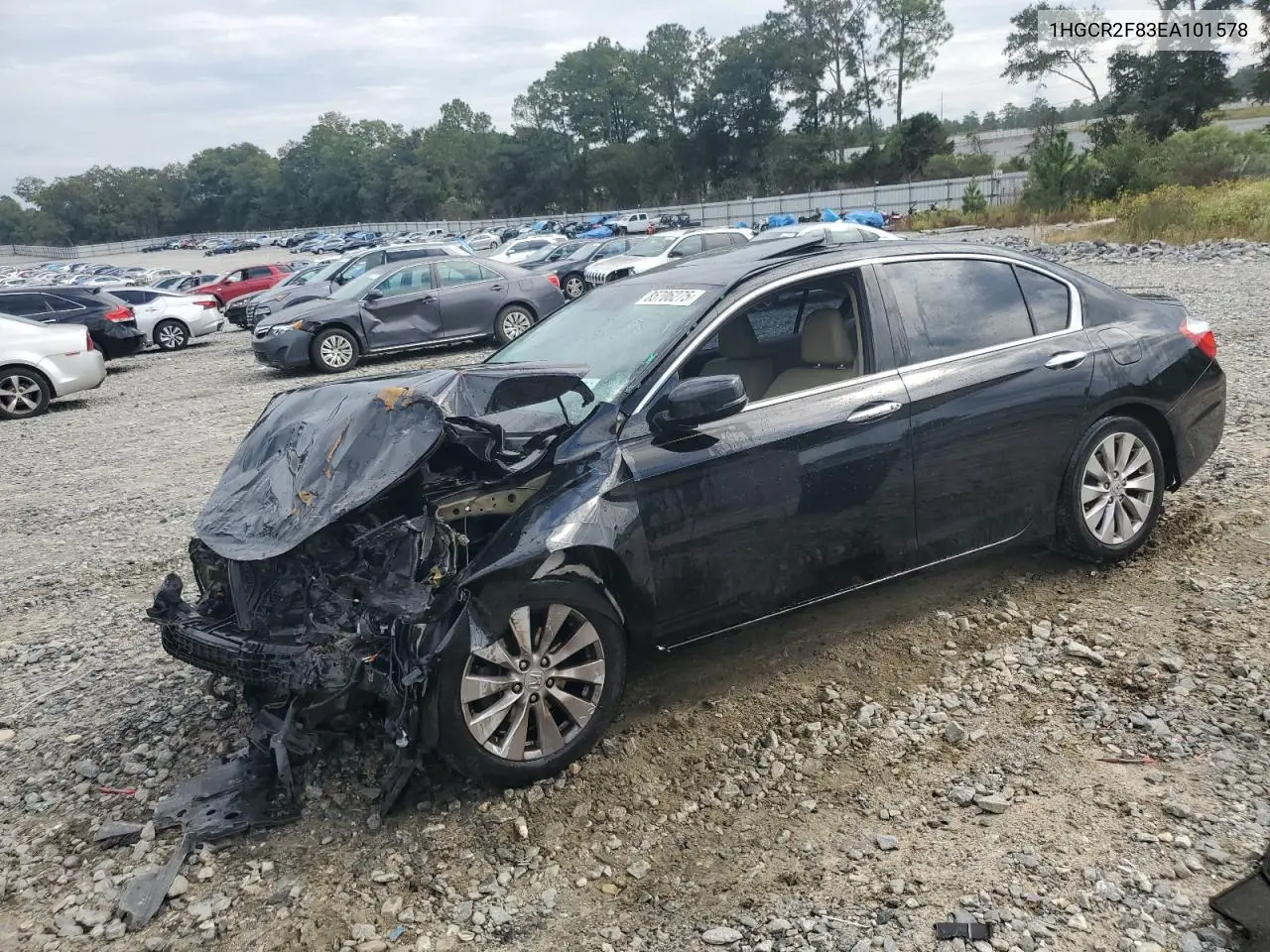 1HGCR2F83EA101578 2014 Honda Accord Exl