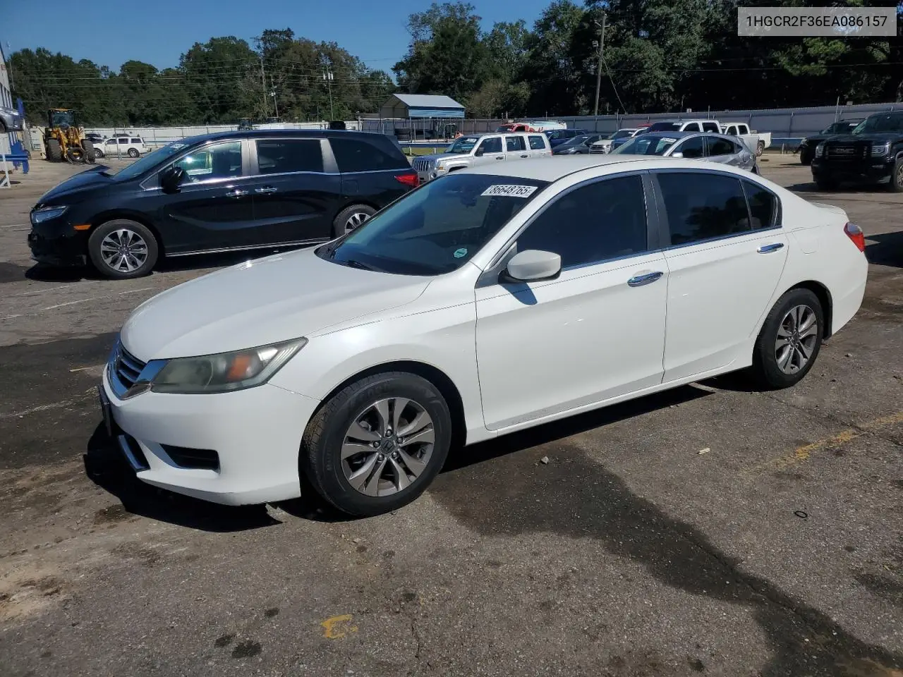 1HGCR2F36EA086157 2014 Honda Accord Lx