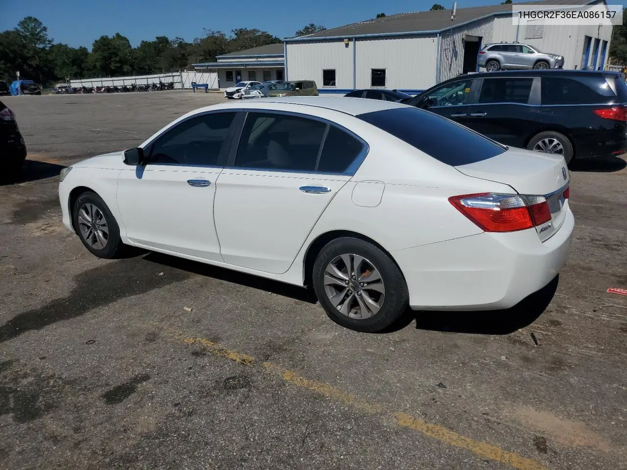 1HGCR2F36EA086157 2014 Honda Accord Lx