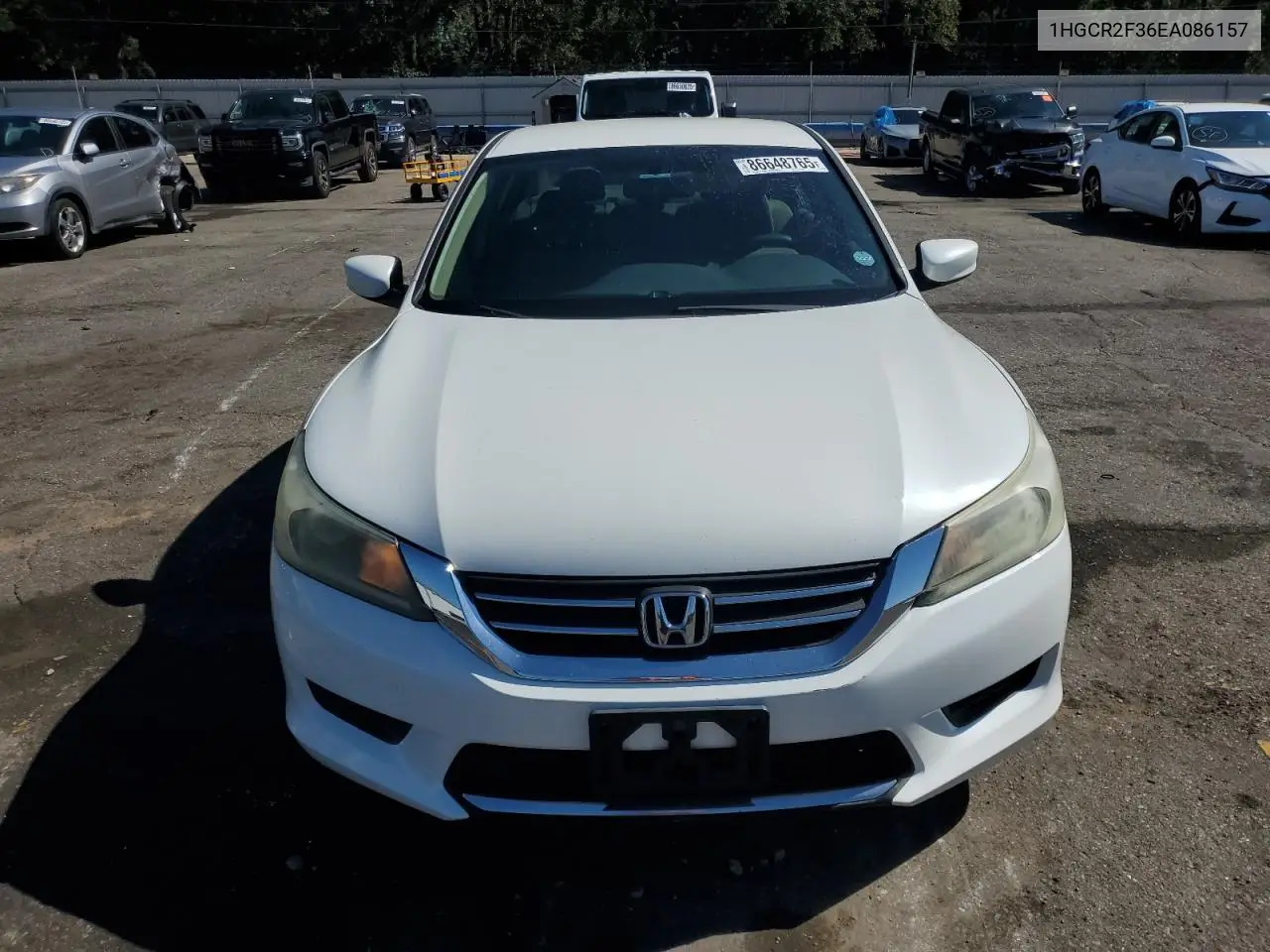 1HGCR2F36EA086157 2014 Honda Accord Lx