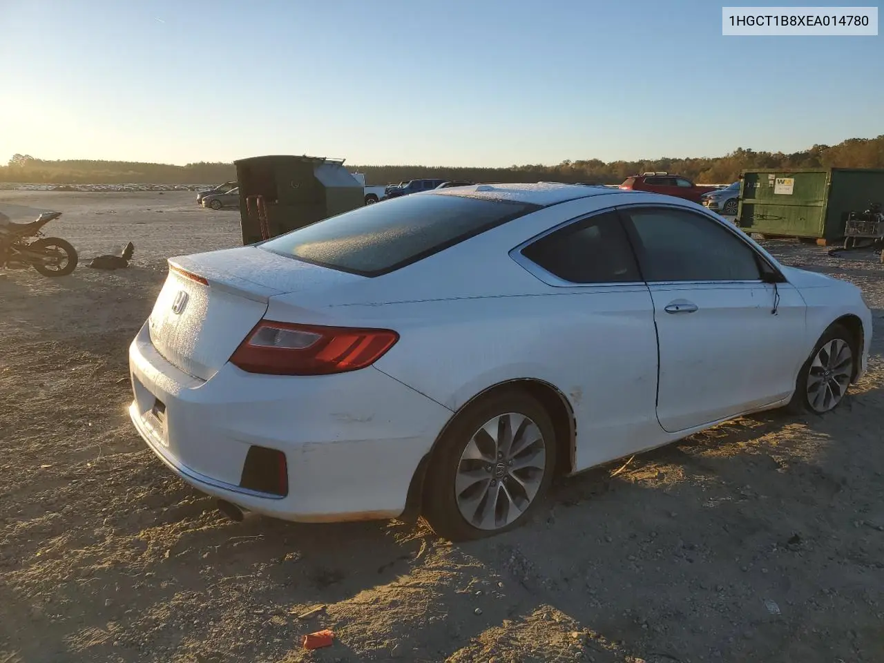 1HGCT1B8XEA014780 2014 Honda Accord Exl