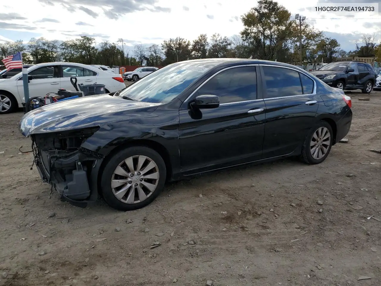 1HGCR2F74EA194733 2014 Honda Accord Ex