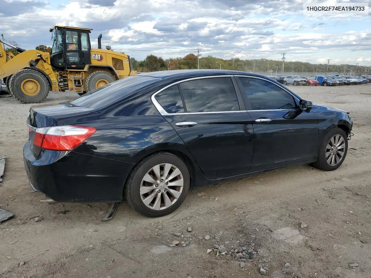 1HGCR2F74EA194733 2014 Honda Accord Ex