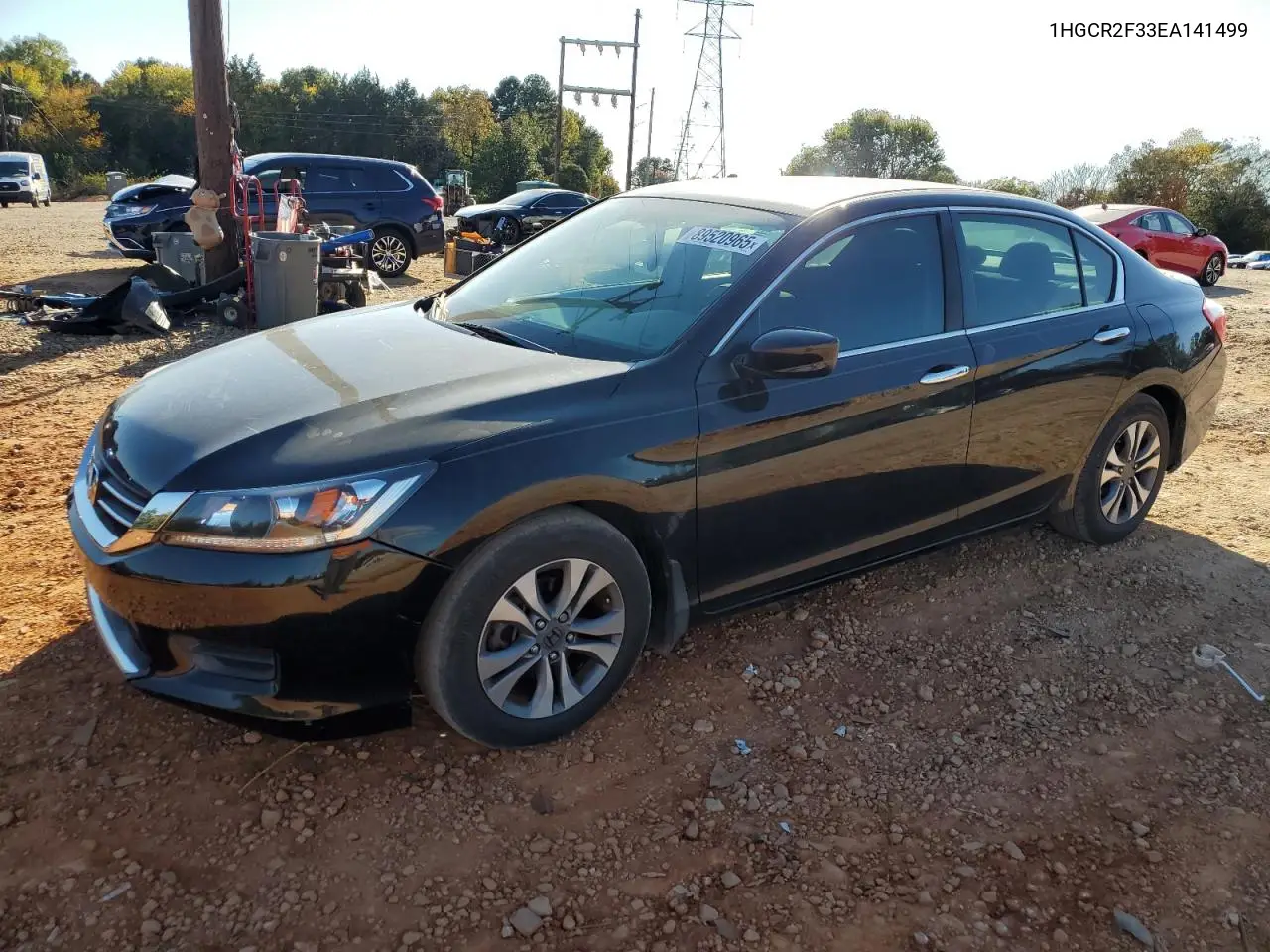 1HGCR2F33EA141499 2014 Honda Accord Lx