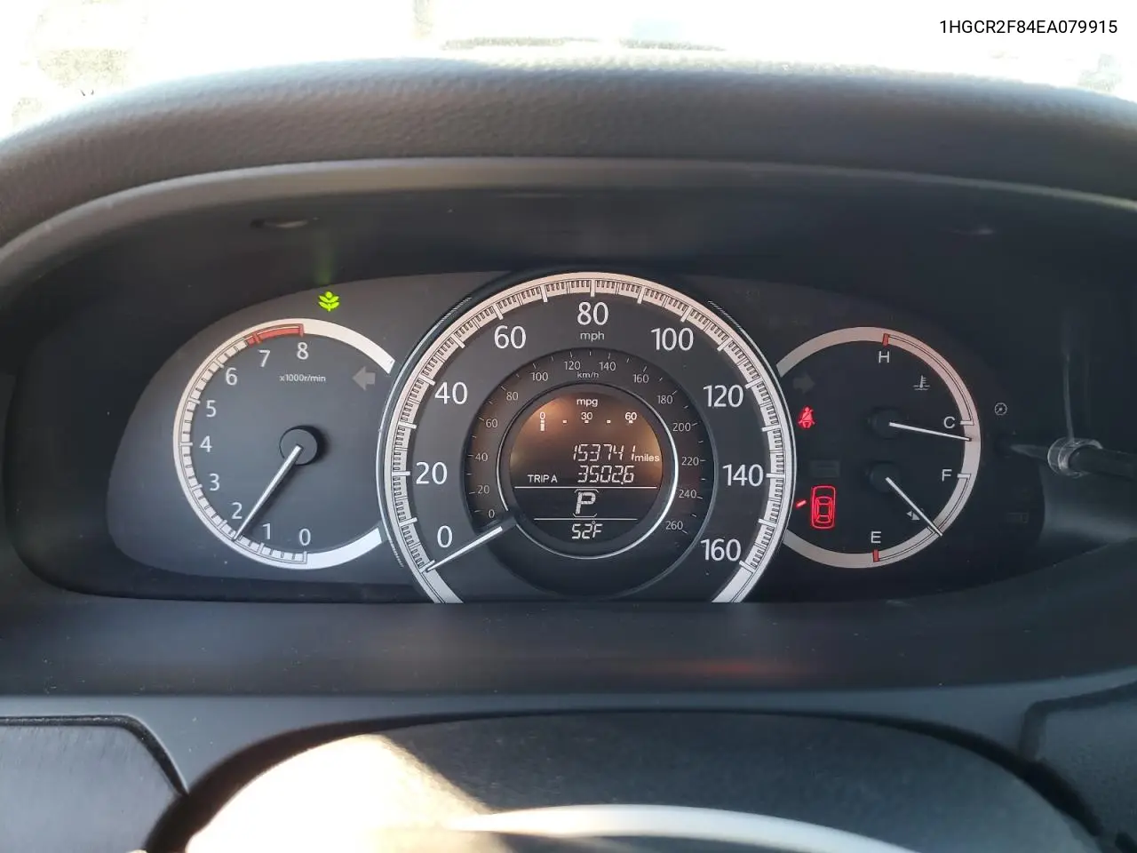 1HGCR2F84EA079915 2014 Honda Accord Exl