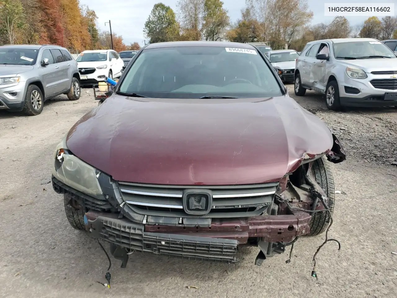 1HGCR2F58EA116602 2014 Honda Accord Sport