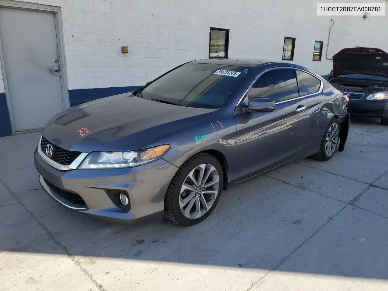 1HGCT2B87EA008781 2014 Honda Accord Exl