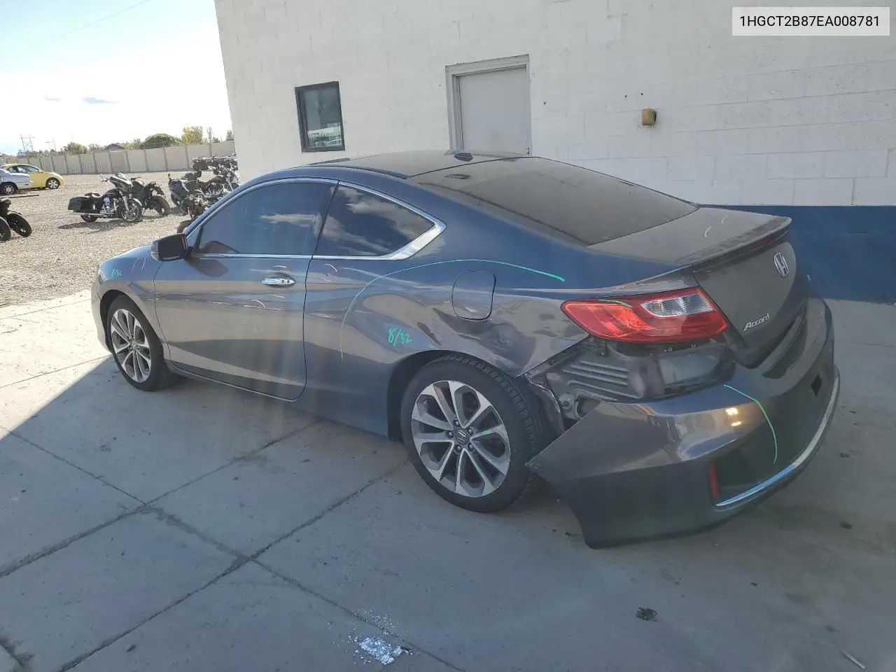 1HGCT2B87EA008781 2014 Honda Accord Exl