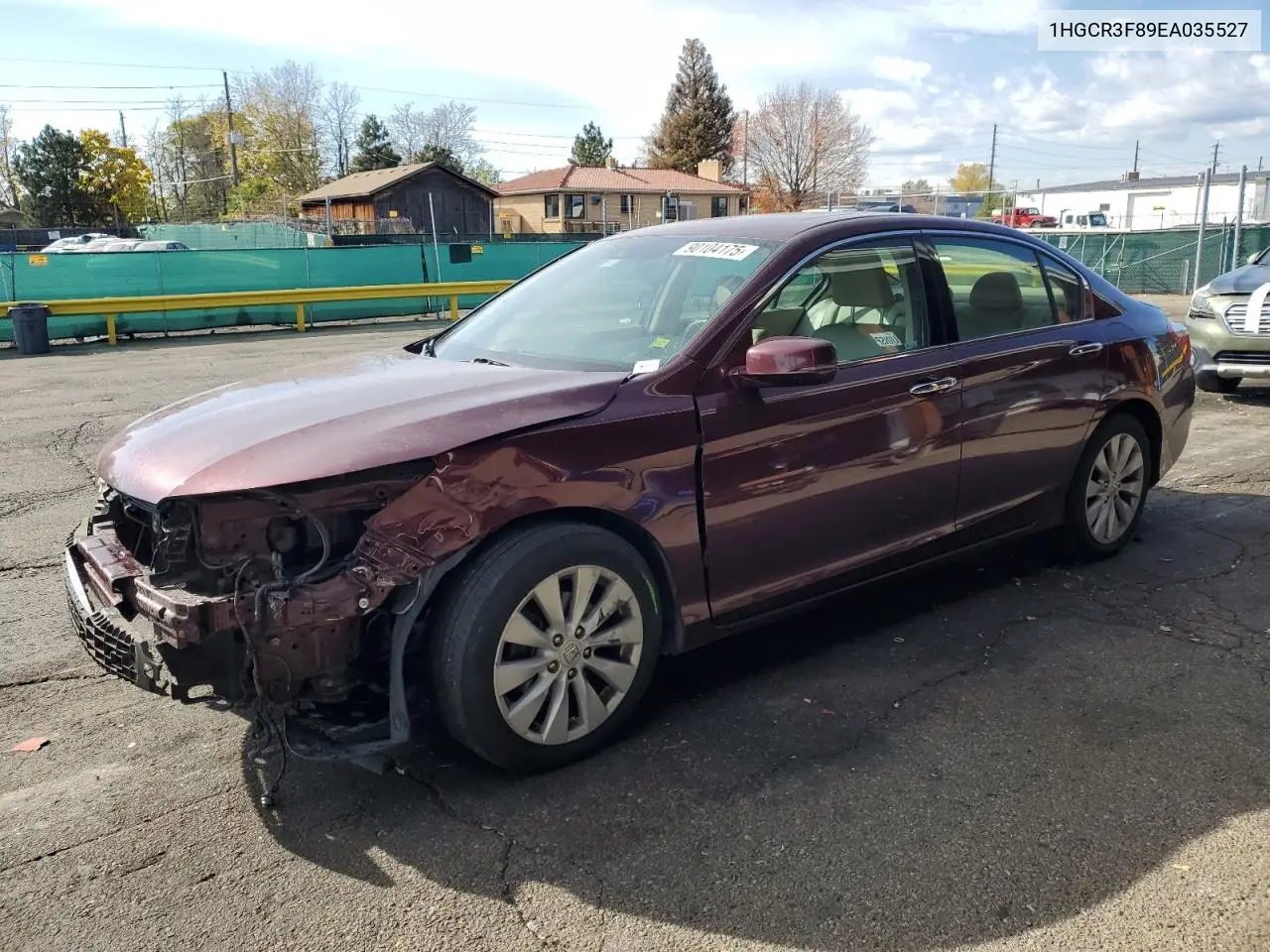 1HGCR3F89EA035527 2014 Honda Accord Exl
