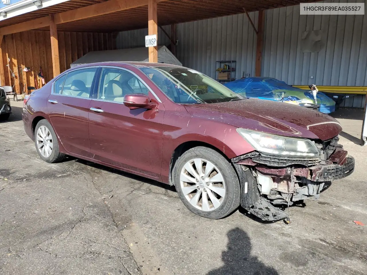 1HGCR3F89EA035527 2014 Honda Accord Exl