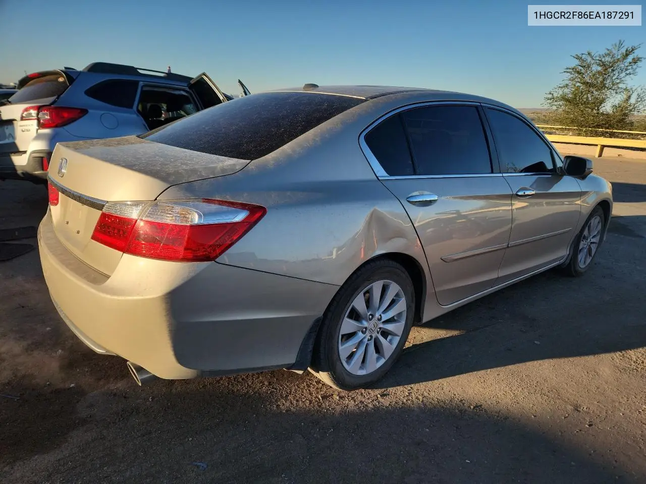 1HGCR2F86EA187291 2014 Honda Accord Exl