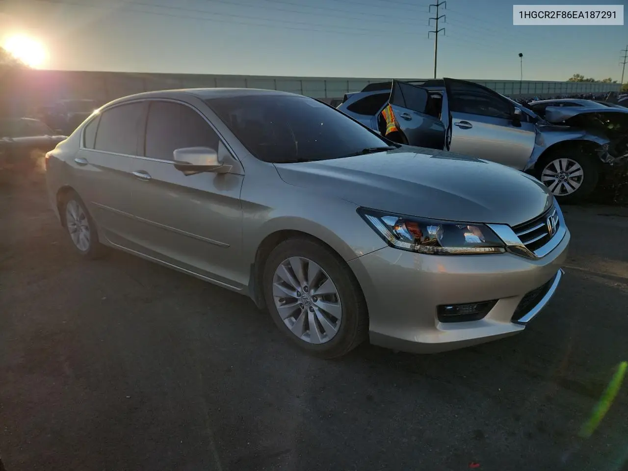 1HGCR2F86EA187291 2014 Honda Accord Exl