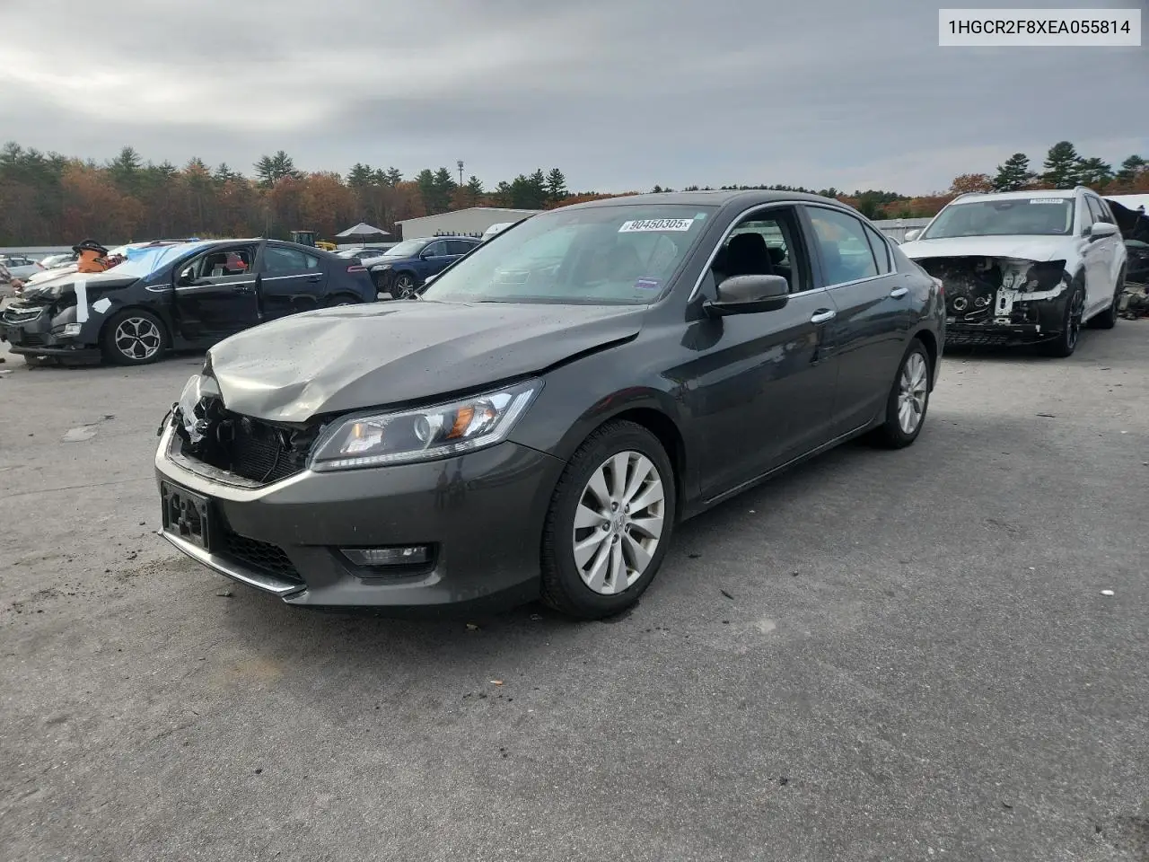 1HGCR2F8XEA055814 2014 Honda Accord Exl