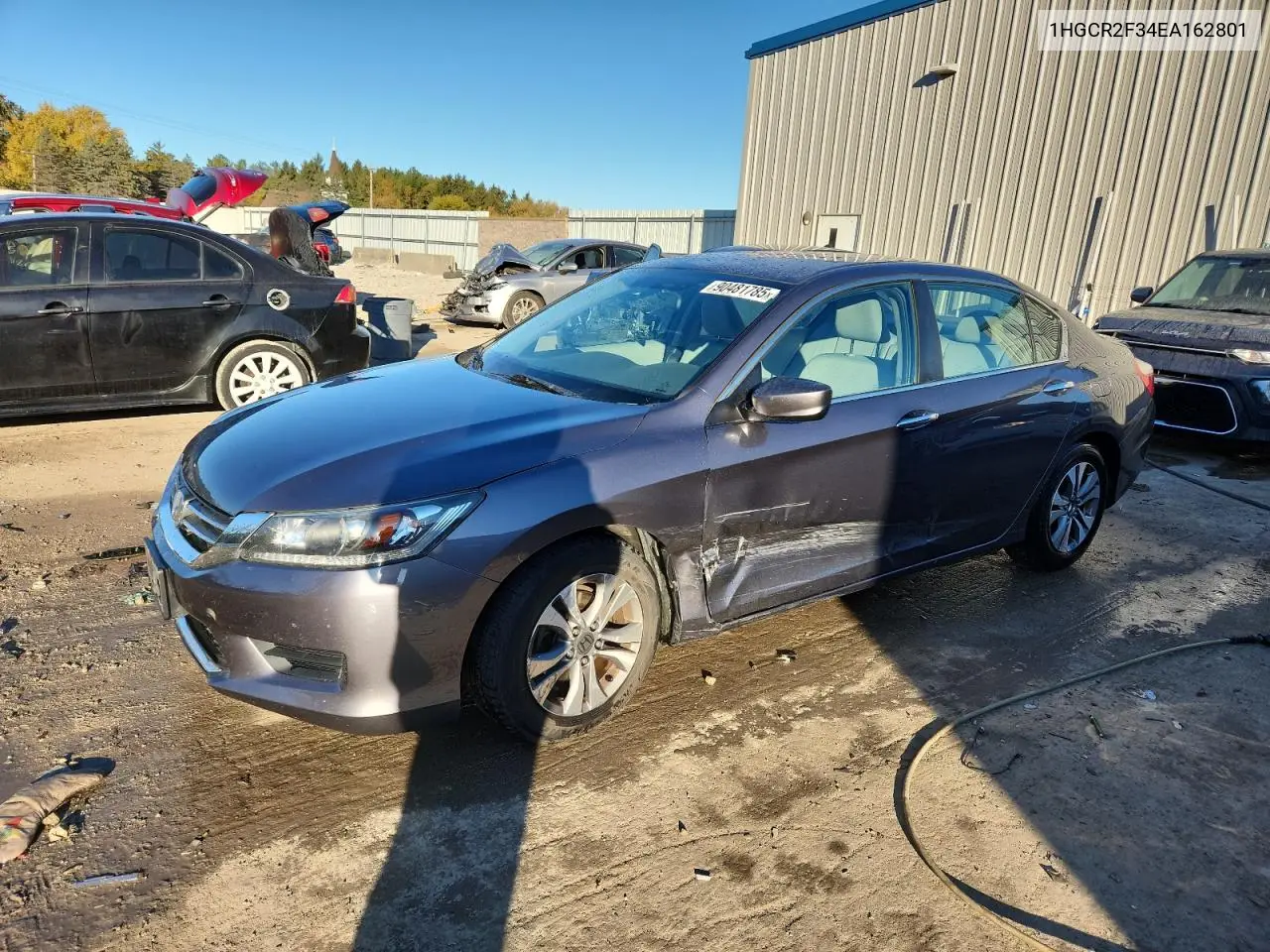 1HGCR2F34EA162801 2014 Honda Accord Lx