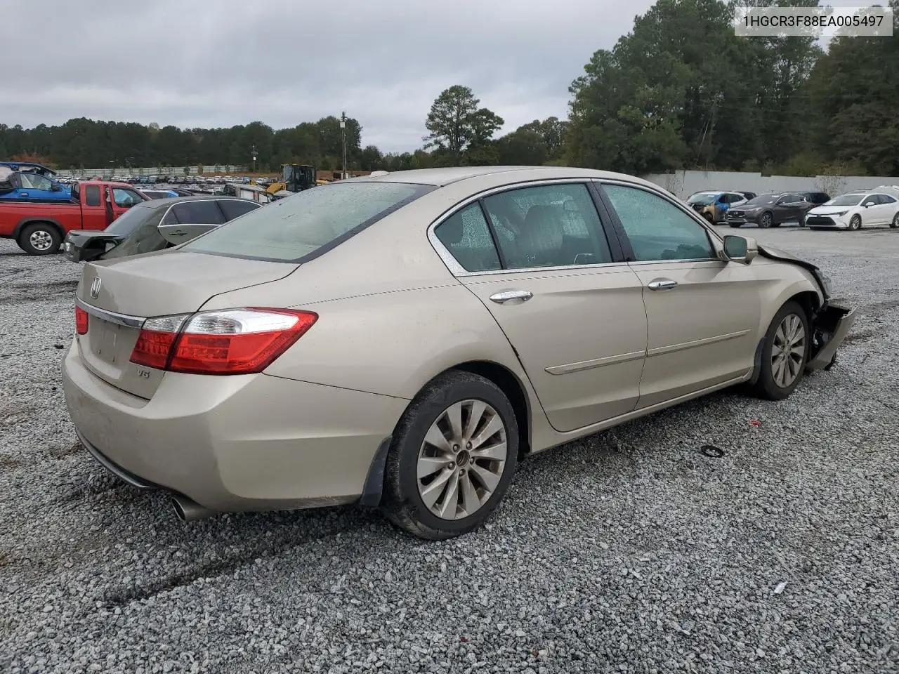 1HGCR3F88EA005497 2014 Honda Accord Exl