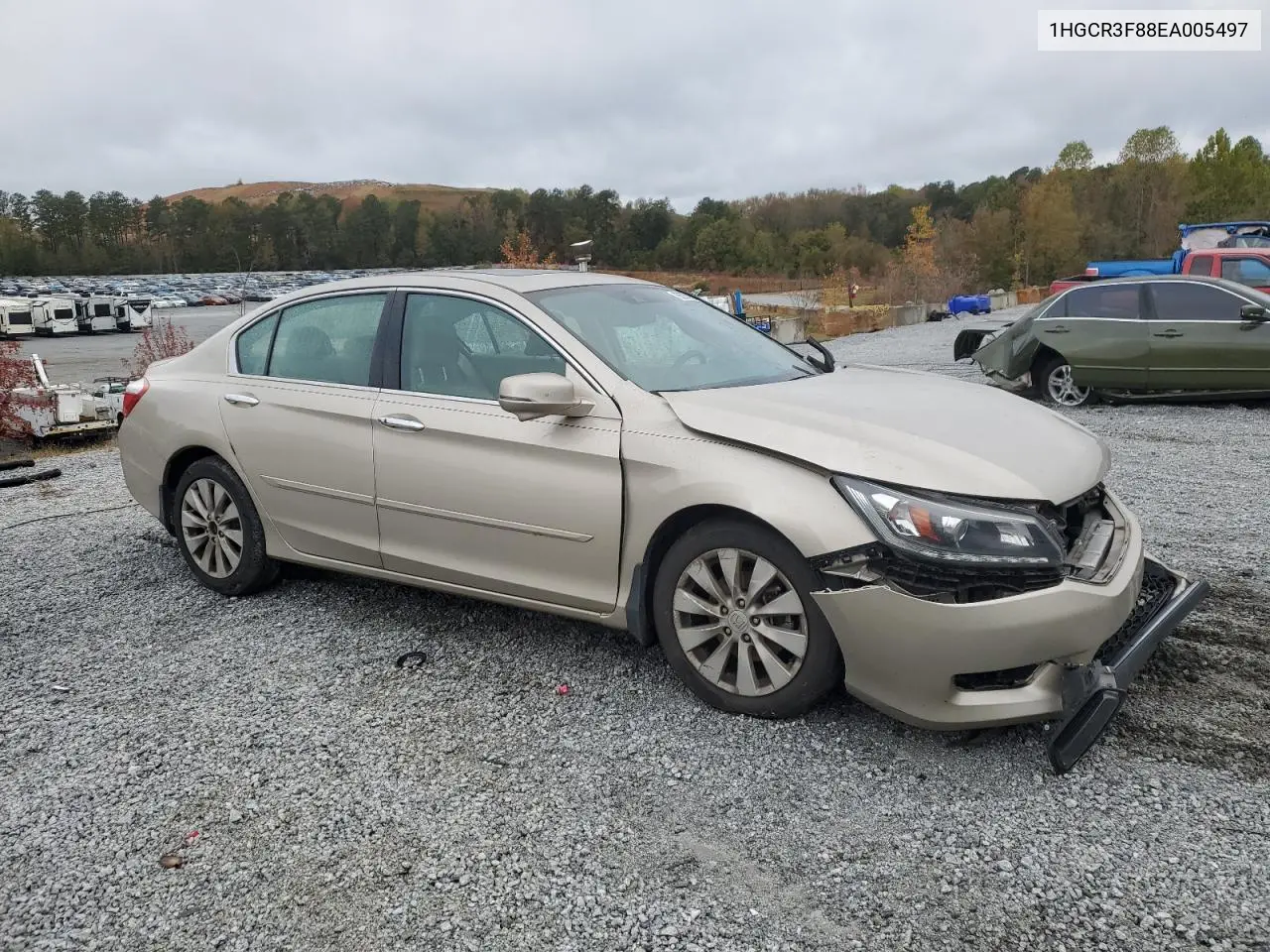 1HGCR3F88EA005497 2014 Honda Accord Exl