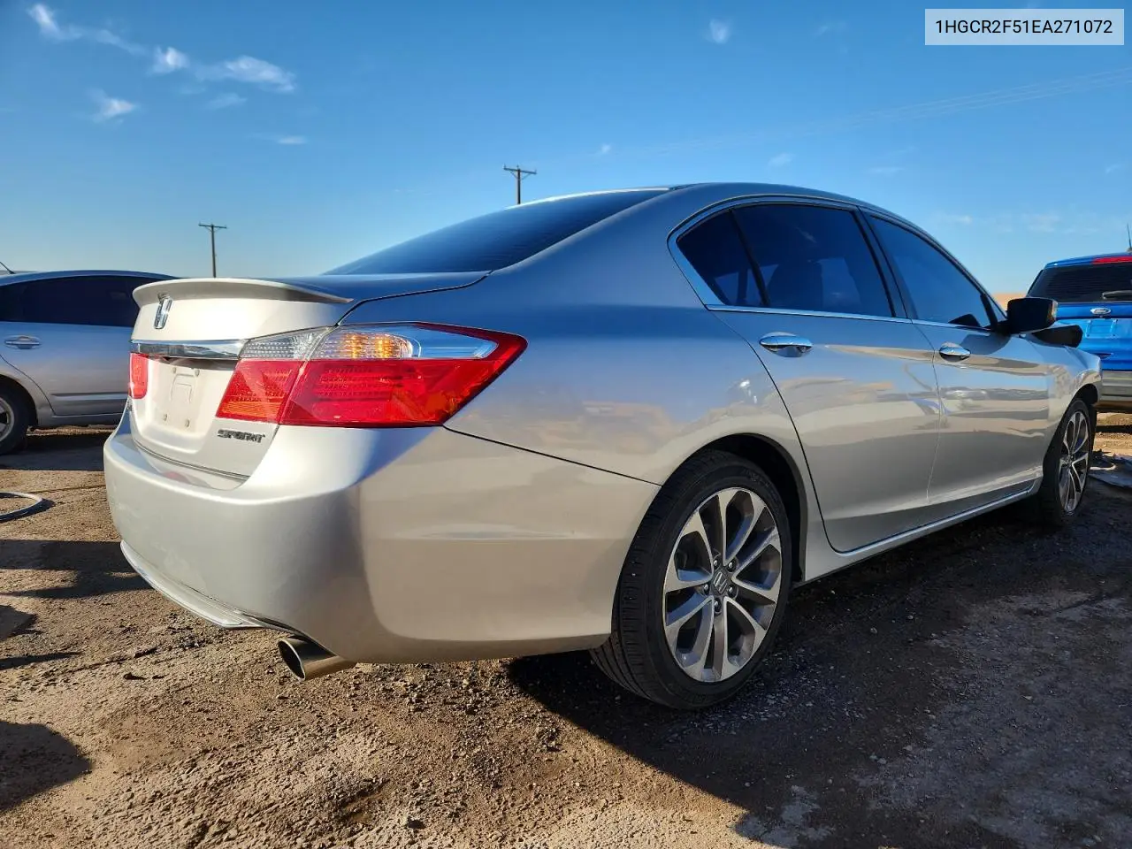 1HGCR2F51EA271072 2014 Honda Accord Sport