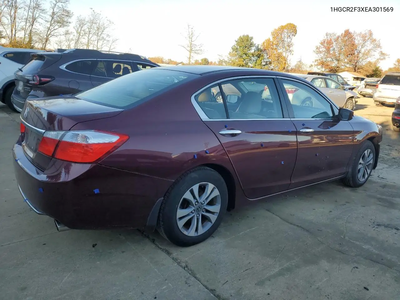 1HGCR2F3XEA301569 2014 Honda Accord Lx